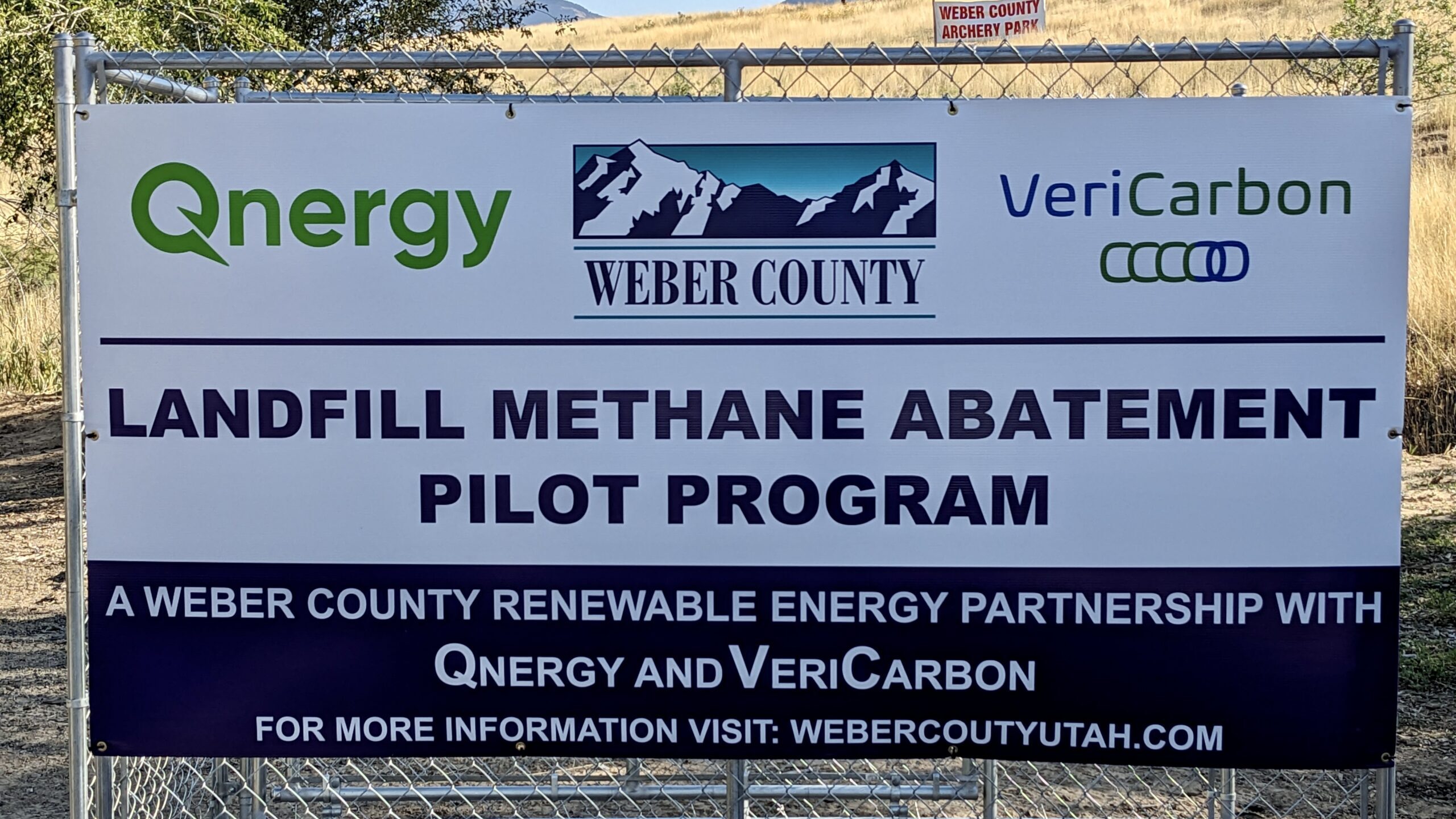Weber county partners with Qnergy to turn methane emissions from closed landfills into energy....