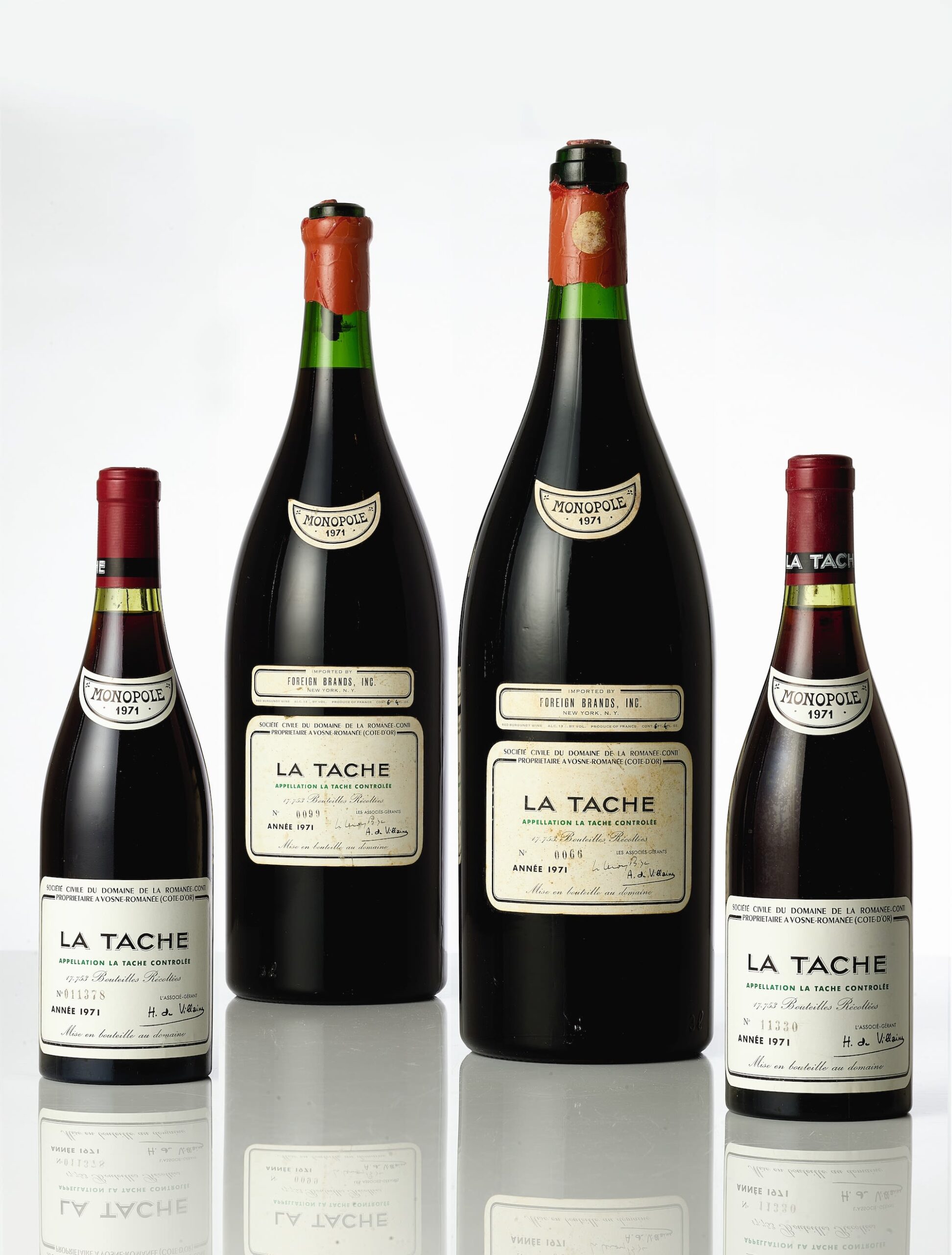 The collection includes some of the "most sought-after and iconic vintages" ever produced at the La...