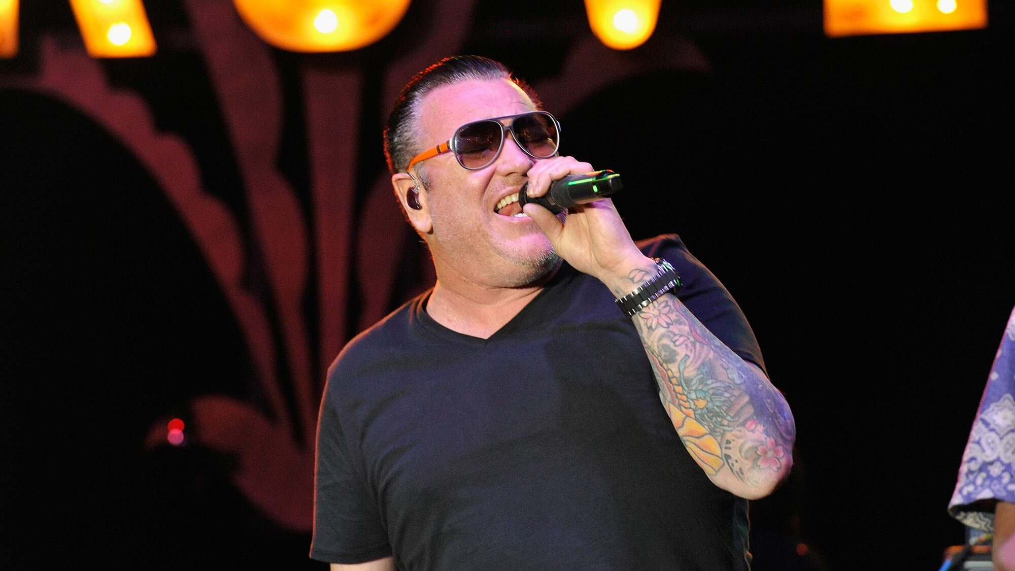 Steve Harwell of Smash Mouth has died. Photo credit: Michael Tullberg/Getty Images...