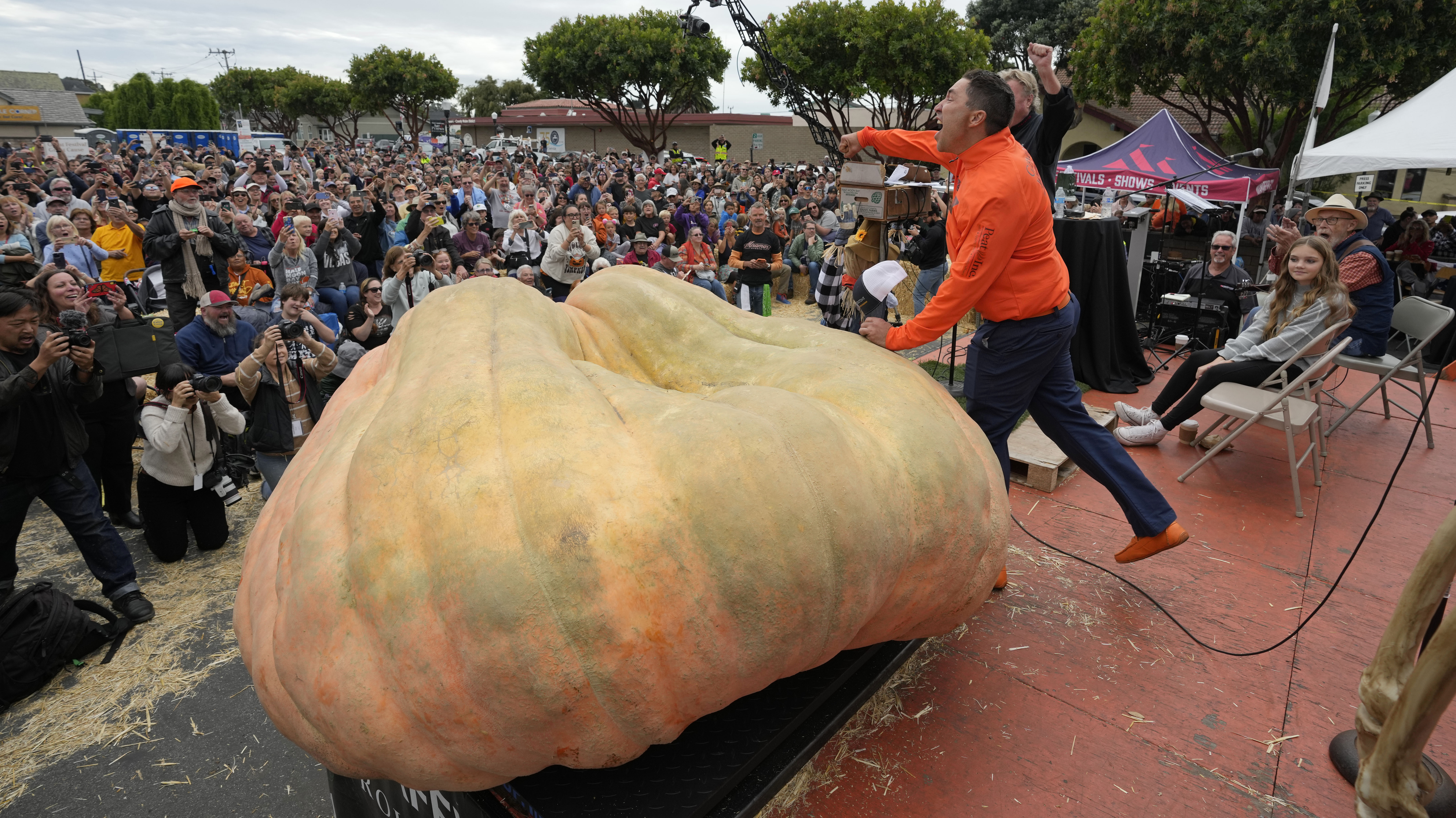 A Minnesota horticulture teacher has set a world record in California for the heaviest pumpkin afte...