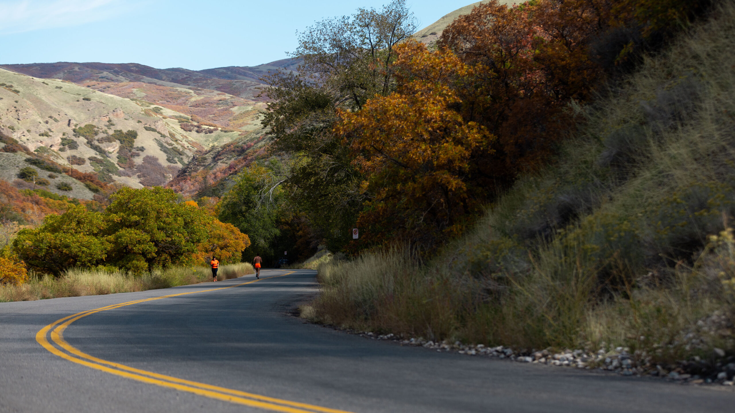 The road up City Creek Canyon in Salt Lake City. The canyon is closing for four years to rebuild th...