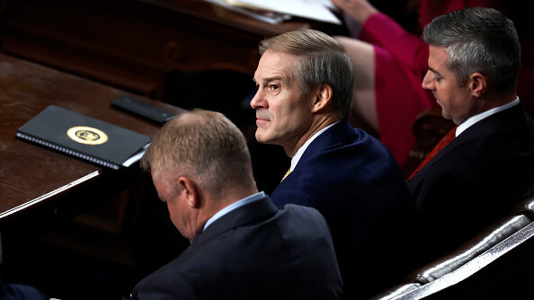 U.S. Rep. Jim Jordan (R-OH) listens as the lawmakers cast their votes as the House of Representativ...