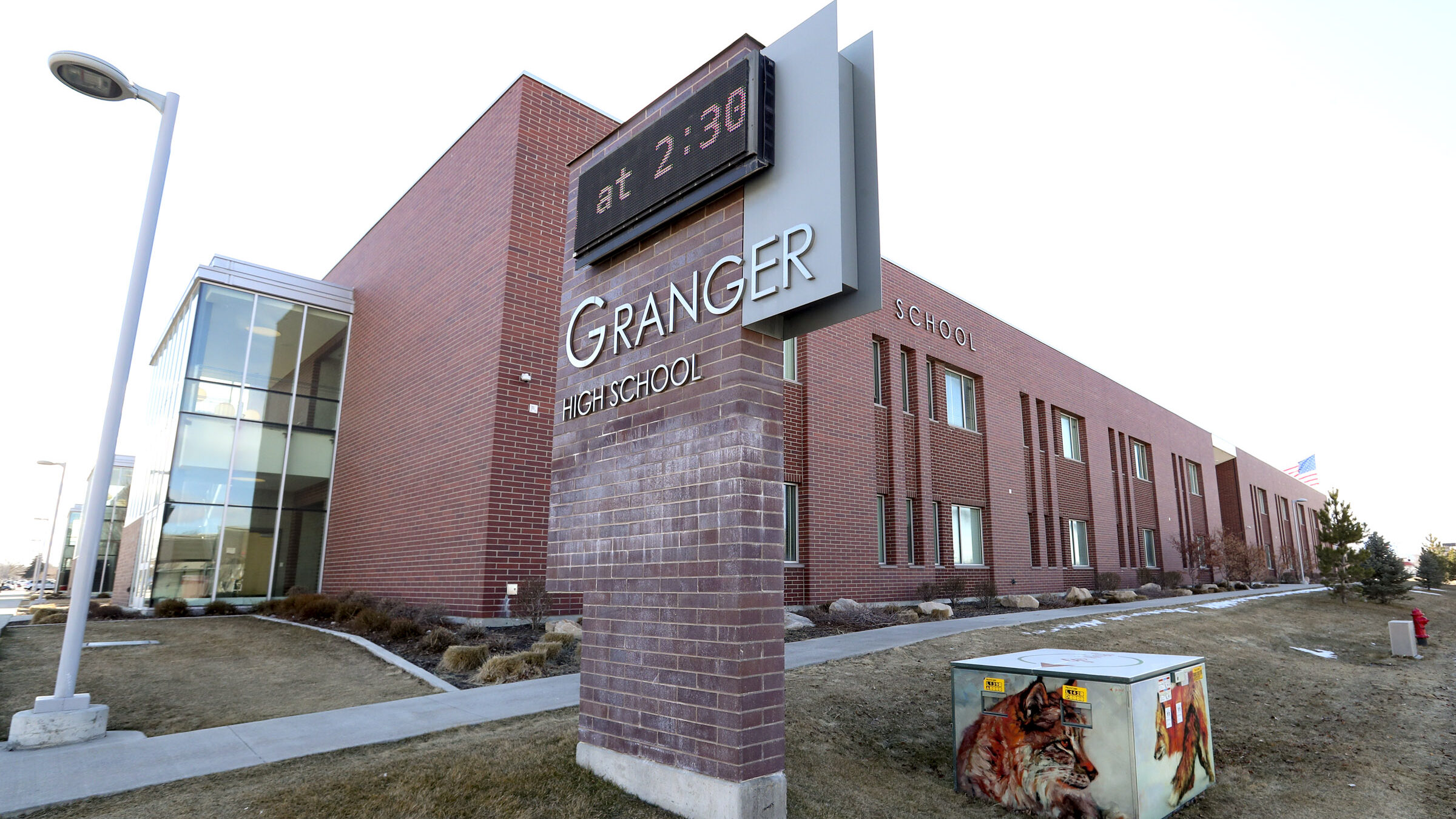 Granger High School in West Valley City is pictured. A man was arrested on suspicion of attempted k...