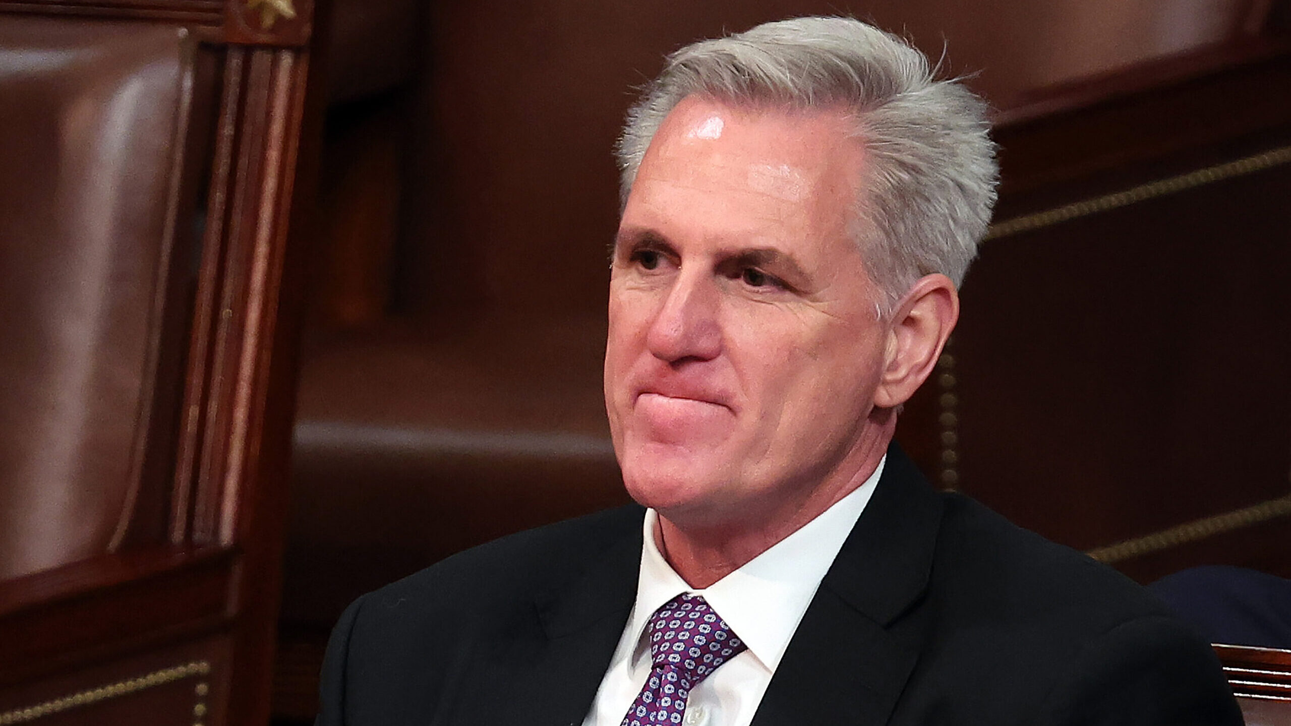 Image of U.S. House Republican Leader Kevin McCarthy, who is fighting for his speakership today....