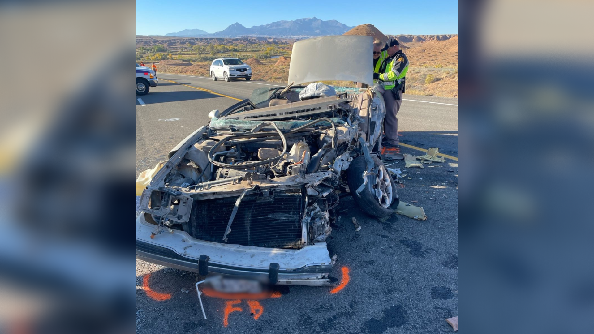 One person was killed and two others were injured after a head-on collision in Wayne County, Utah, ...