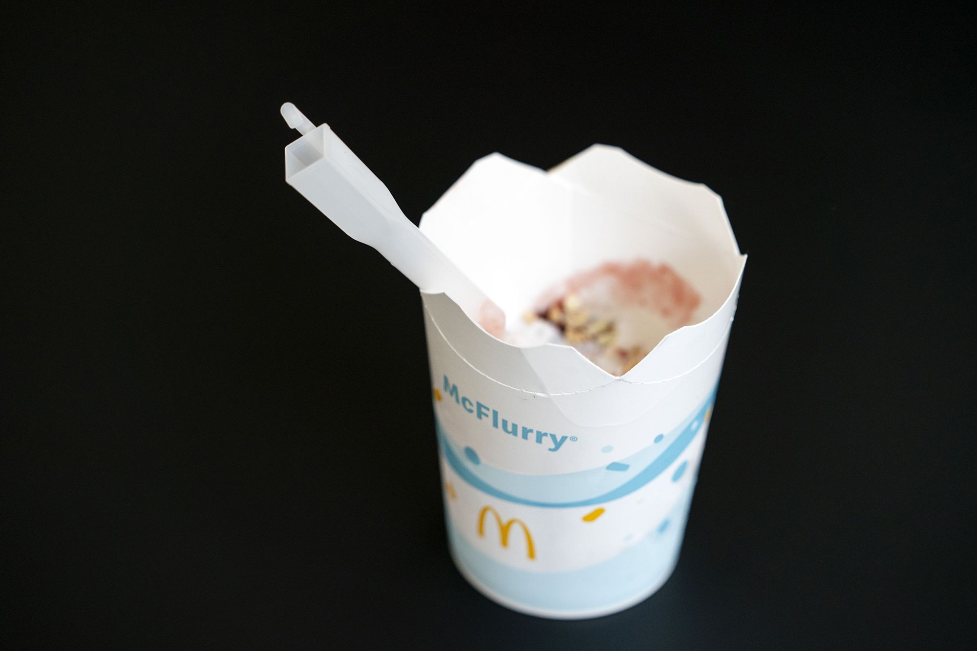 McDonald's is phasing out McFlurry spoons.
(Credit: Hollandse-Hoogte/ZUMA Press)...