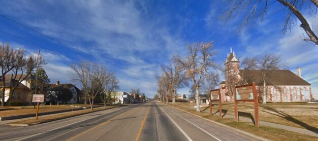 Paris, Idaho city shot historical downtown in the fall
