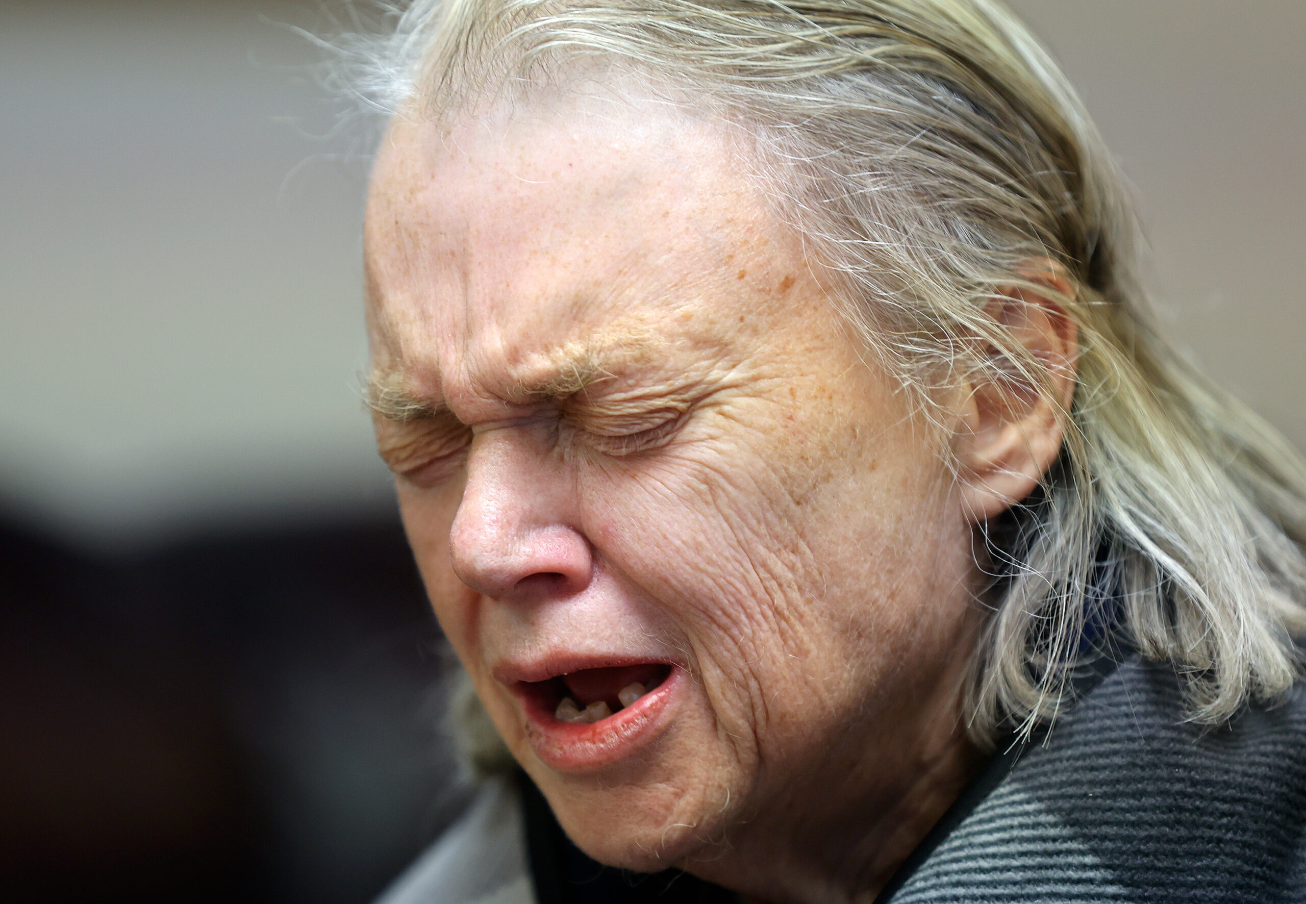 Image of Vera Briem, age 74, as she discusses the night that Ogden police took down her husband Ran...