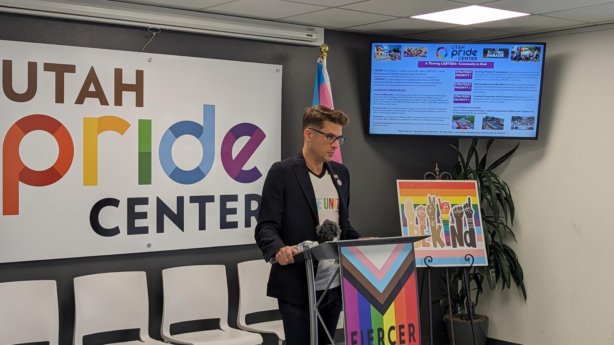 New leadership at the Utah Pride Center...