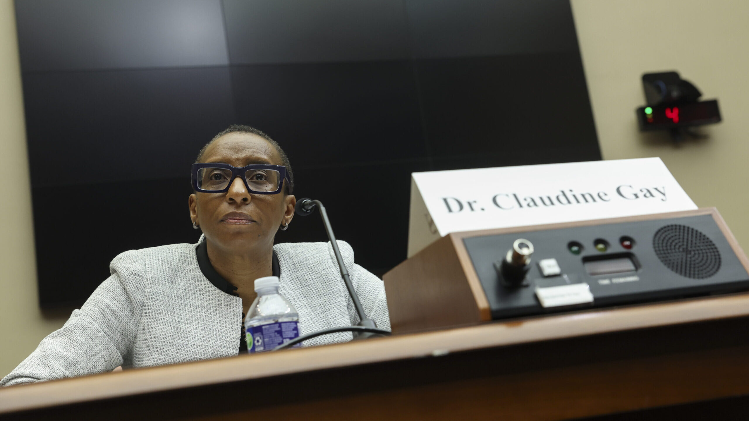 Dr. Claudine Gay, President of Harvard University, testifies before the House Education and Workfor...