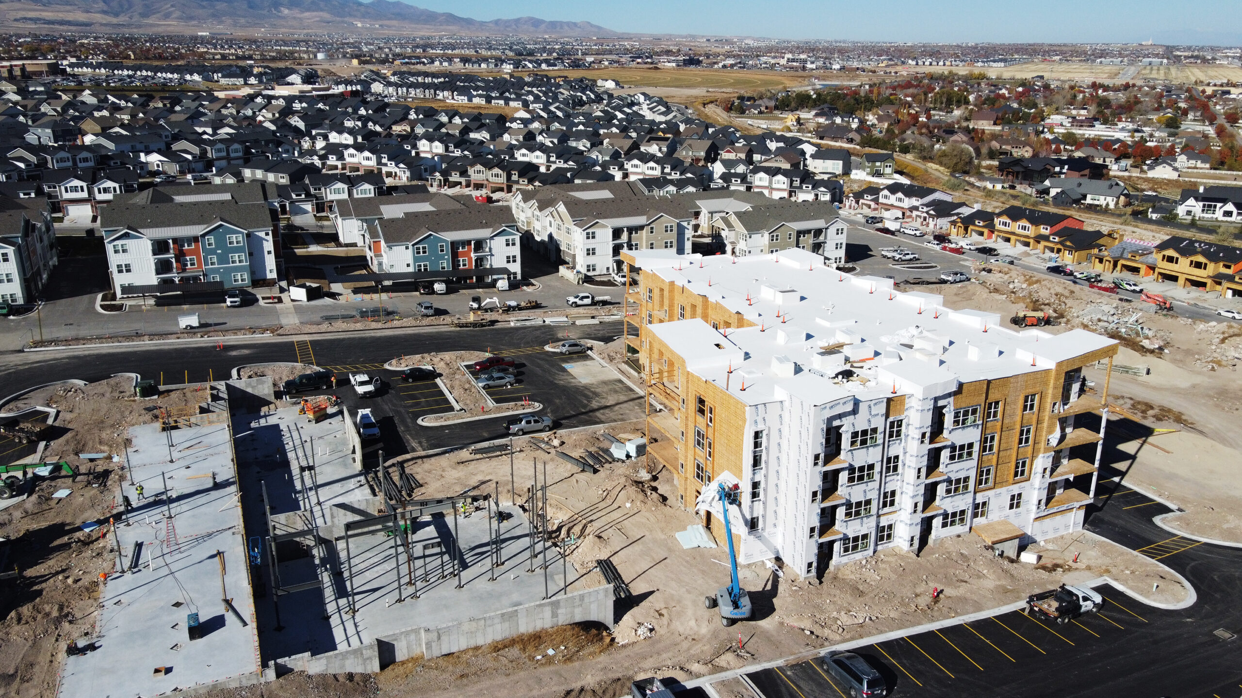 new housing being built -- mortgage rates in utah are looking better...