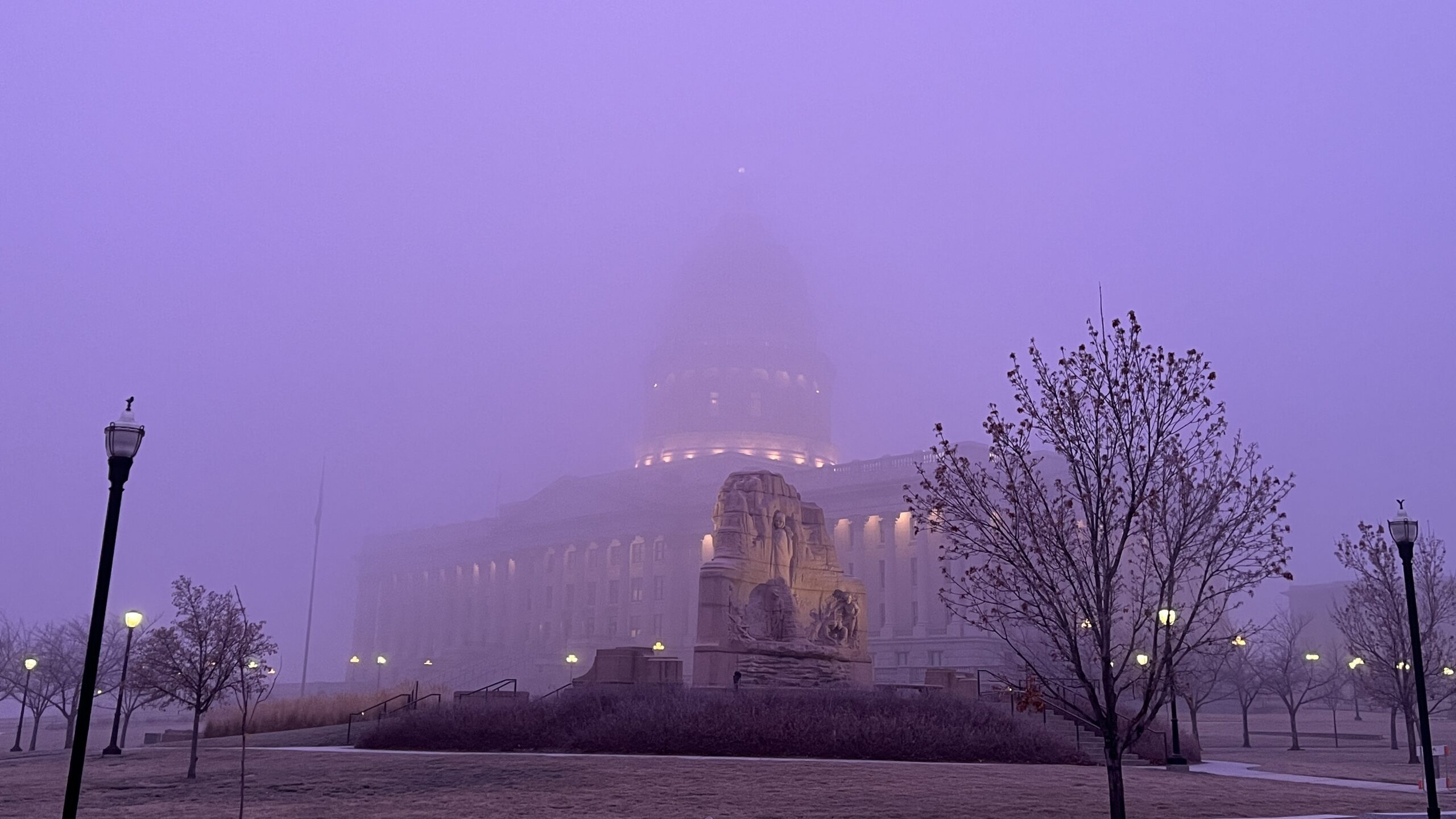 Fog seen in Salt Lake City by the capitol on Dec. 18....