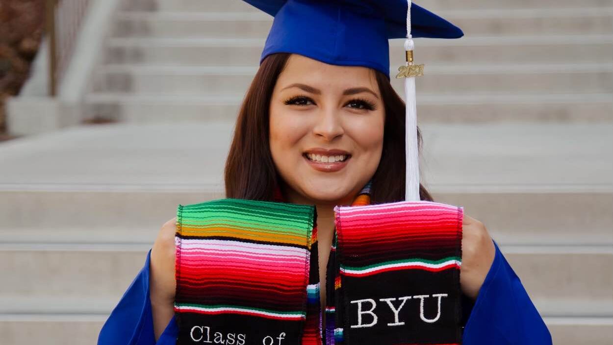 Maleny Heiner, BYU graduate, has been stuck in Mexico since August due to a clerical error made by ...