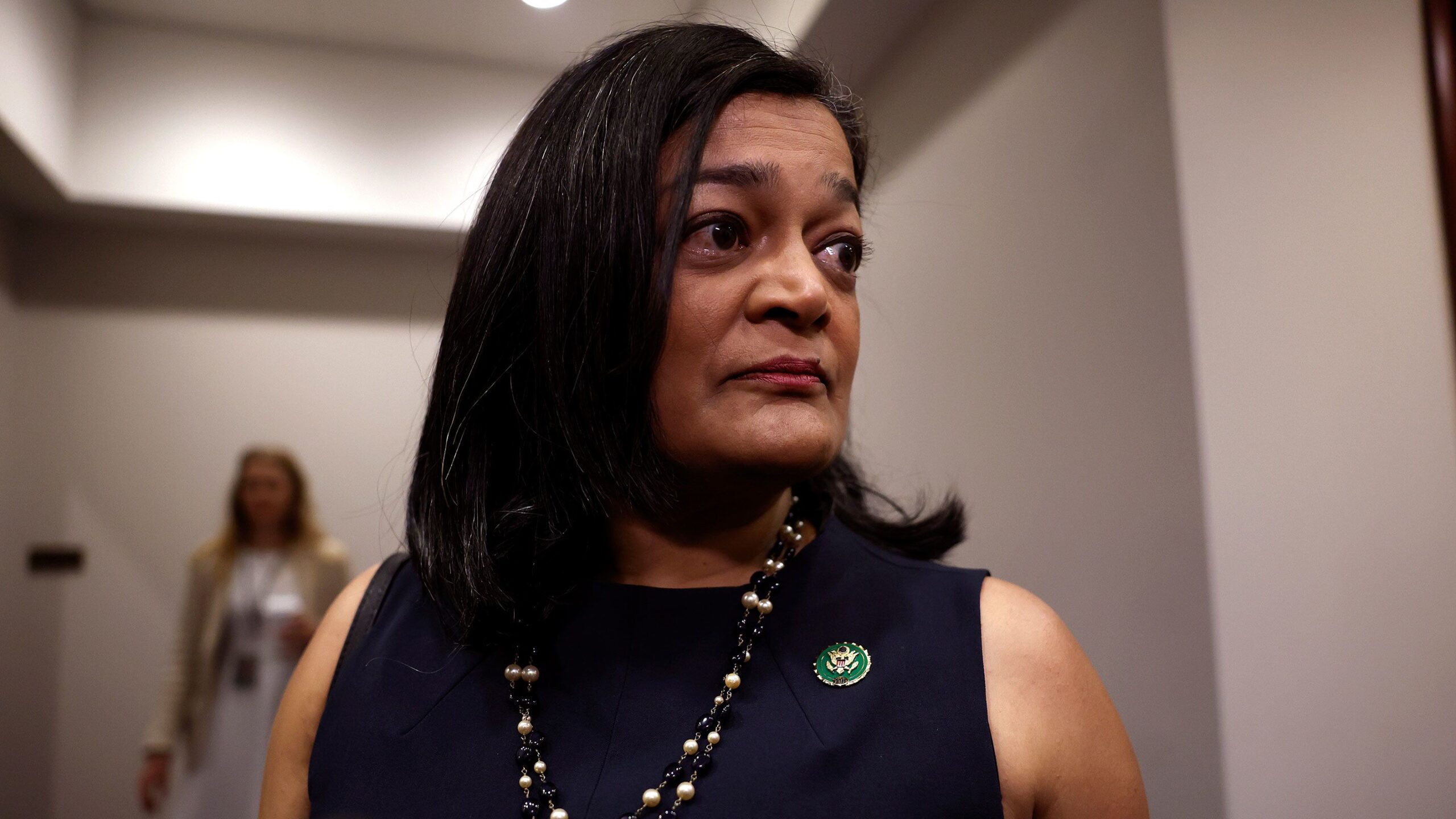 Progressive Caucus Chair Pramila Japayal on Sunday reiterated her call for a ceasefire in Gaza, eve...