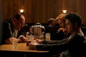 "The Sopranos'" series finale was unbearably tense and provided little closure for viewers curious about the fate of mob boss Tony Soprano.