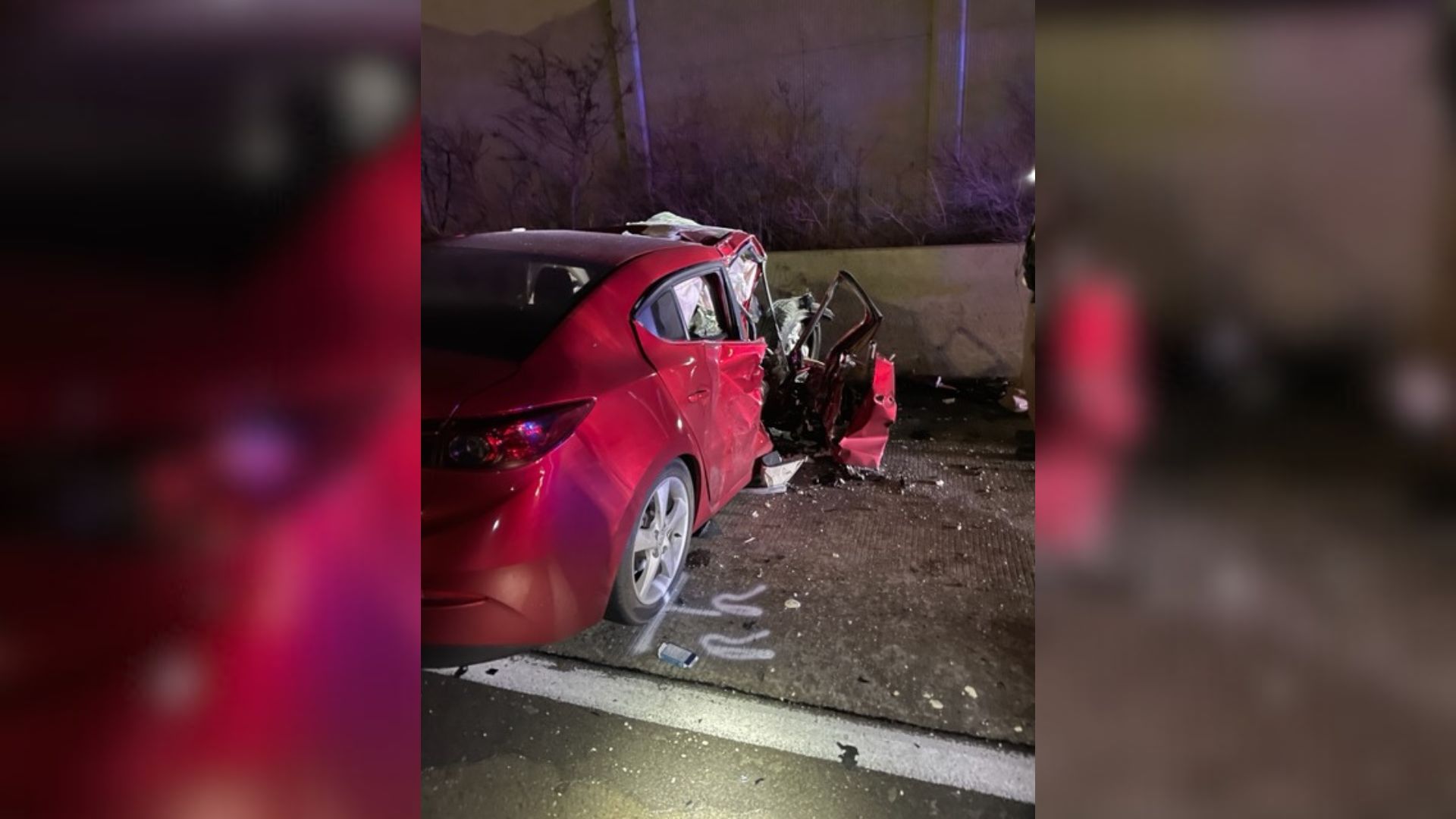 One person is dead and another was injured following a head-on car crash on I-15 early Sunday. The ...