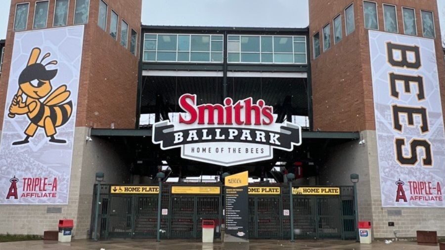 Smith's Ballpark home plate entrance. March 31, 2023...