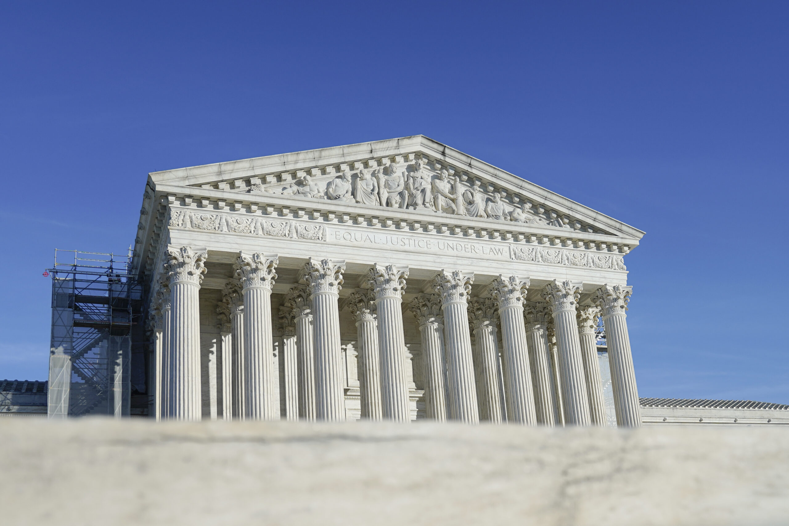 The U.S Supreme Court is photographed on Friday, Jan. 5, 2024, in Washington. The Supreme Court is ...