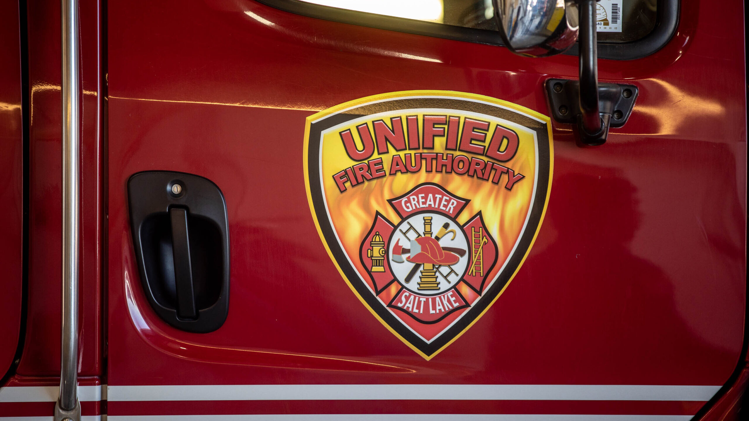 Unified Fire Authority Vehicle. An underground gas leak in Midvale prompted an evacuation of two ho...