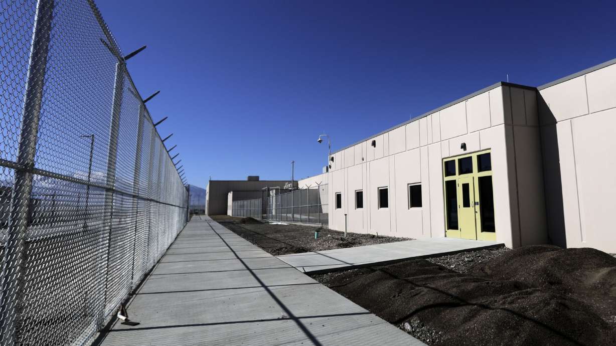 The men’s general population building is pictured at the Utah State Prison in Salt Lake City on O...