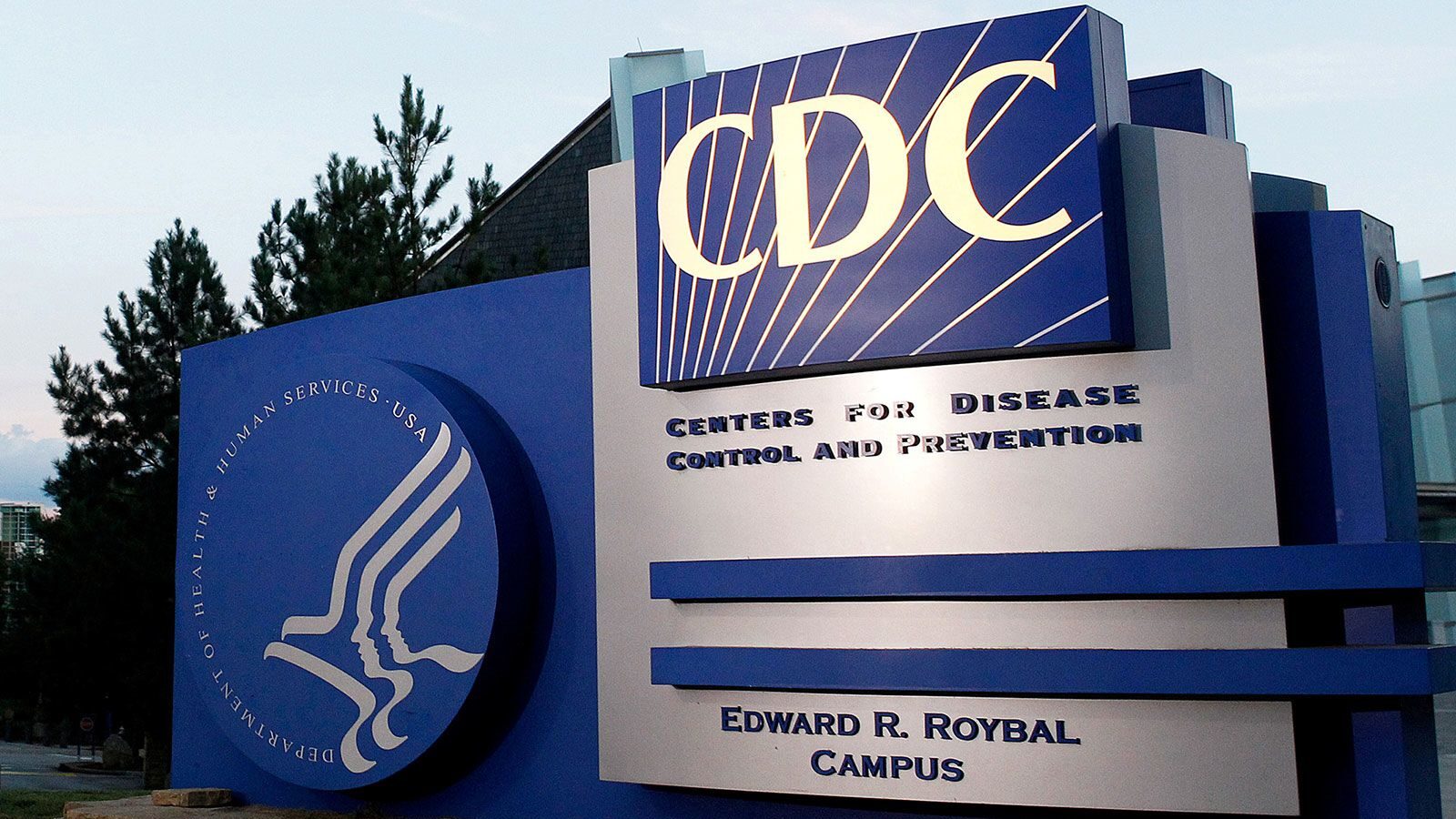cdc sign shown, the agency is rumored to be changing covid guidelines...