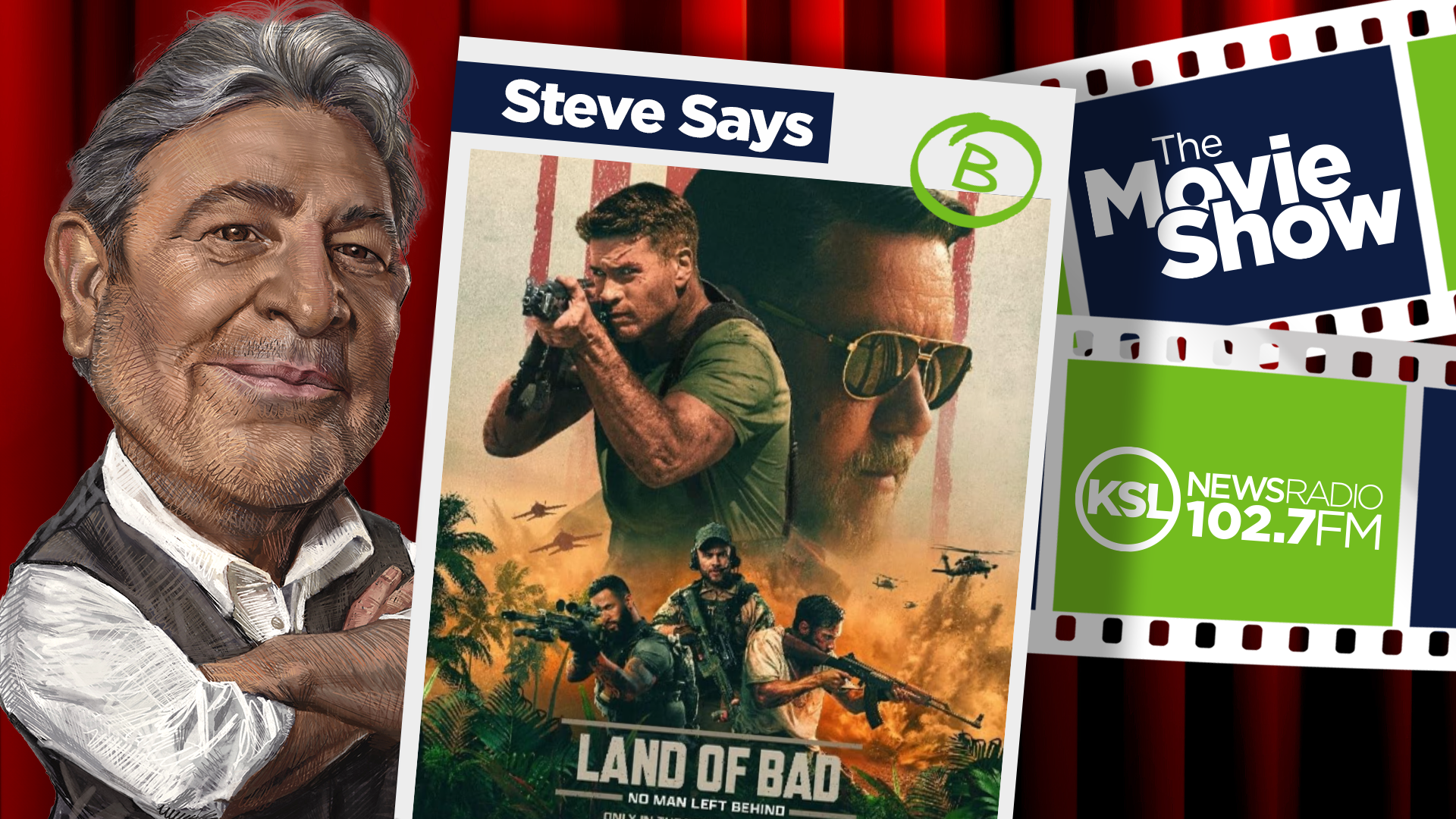 ksl movie show review steve salles reviews land of bad...