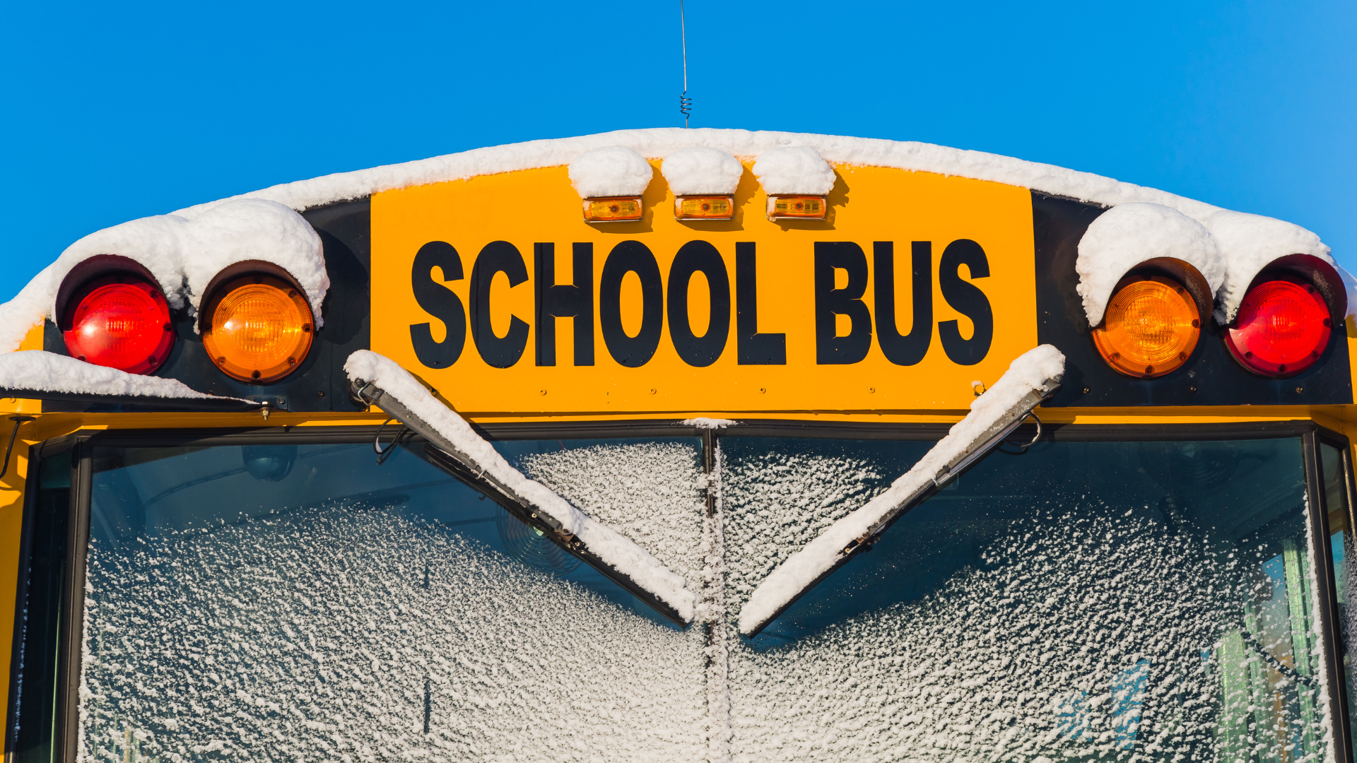 school bus is snowy, cache county school district apologized for not having a snow day...