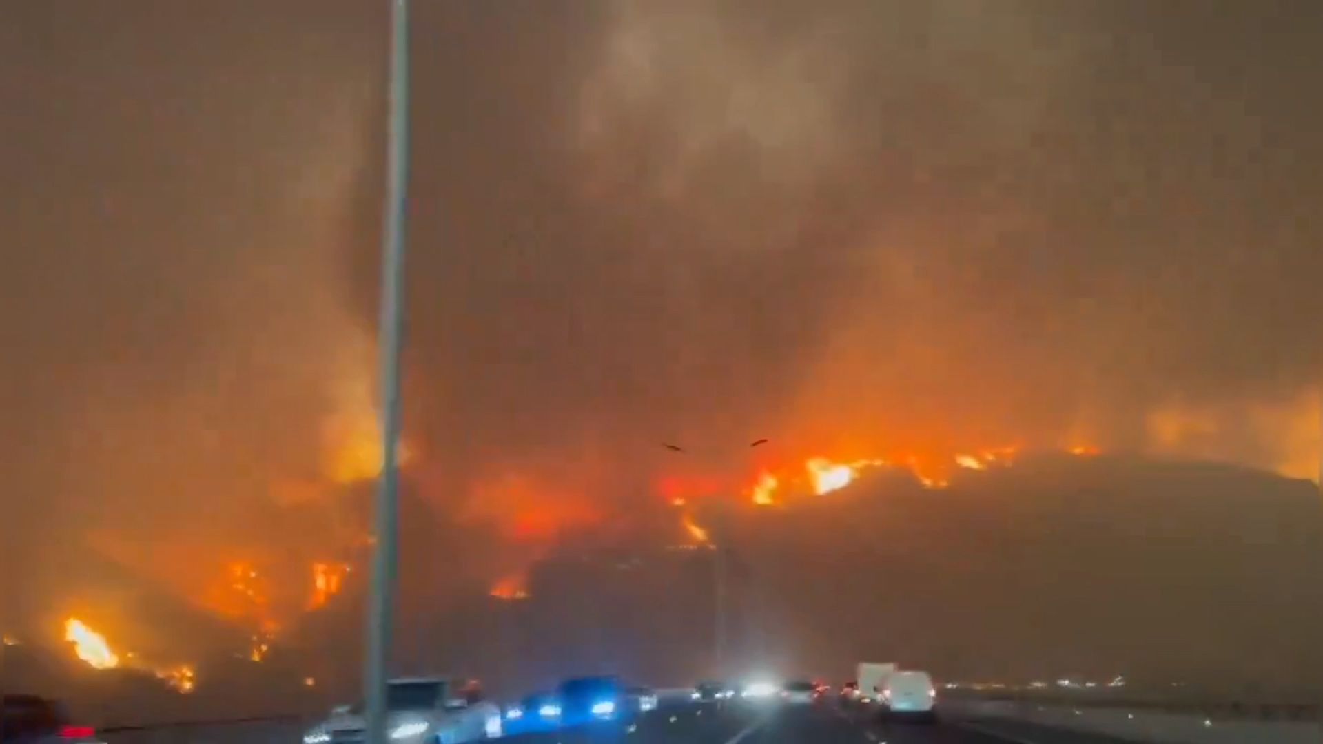 Chile wildfires...