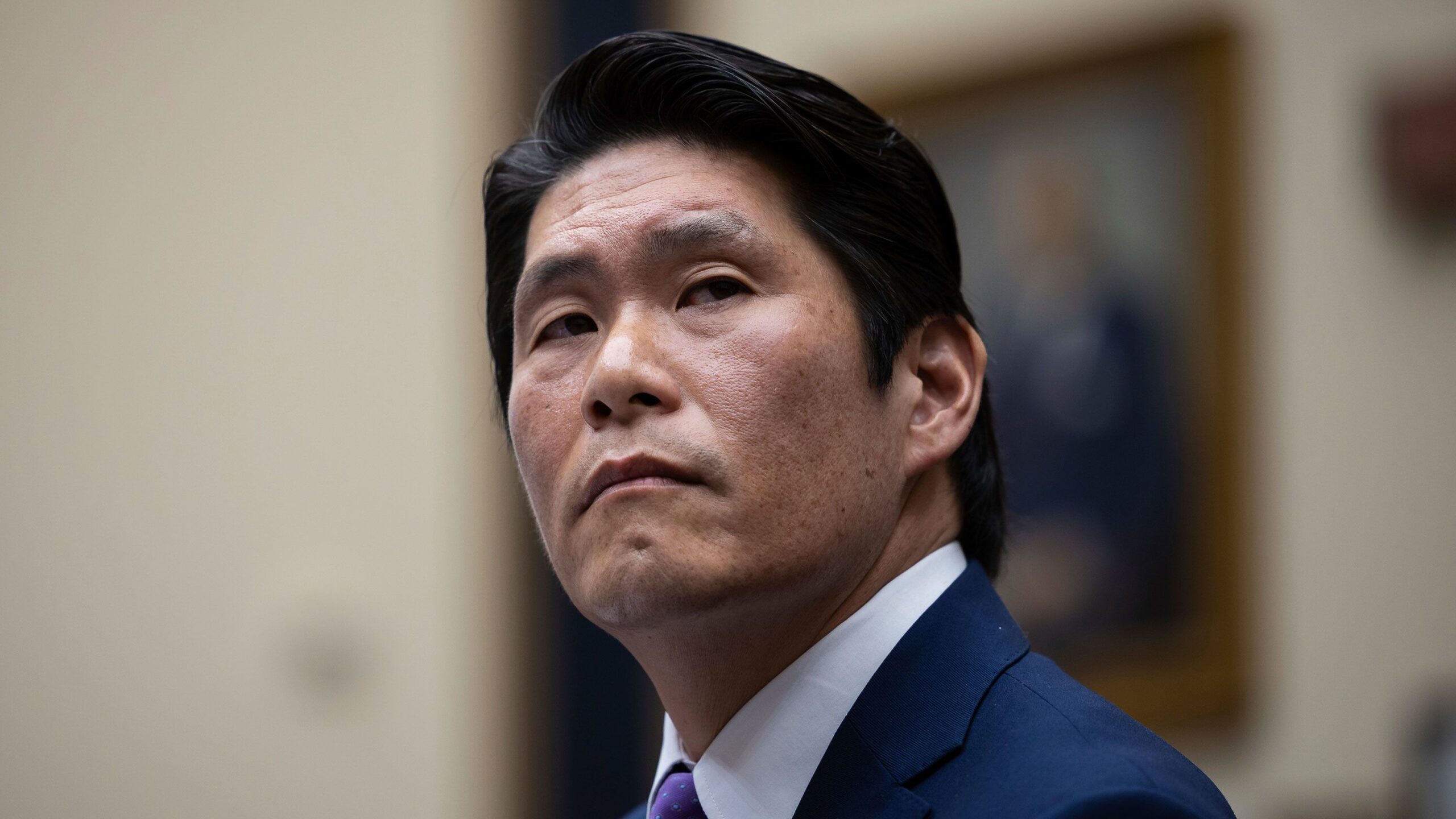 Department of Justice Special Counsel Robert Hur testifies before the House Judiciary Committee abo...