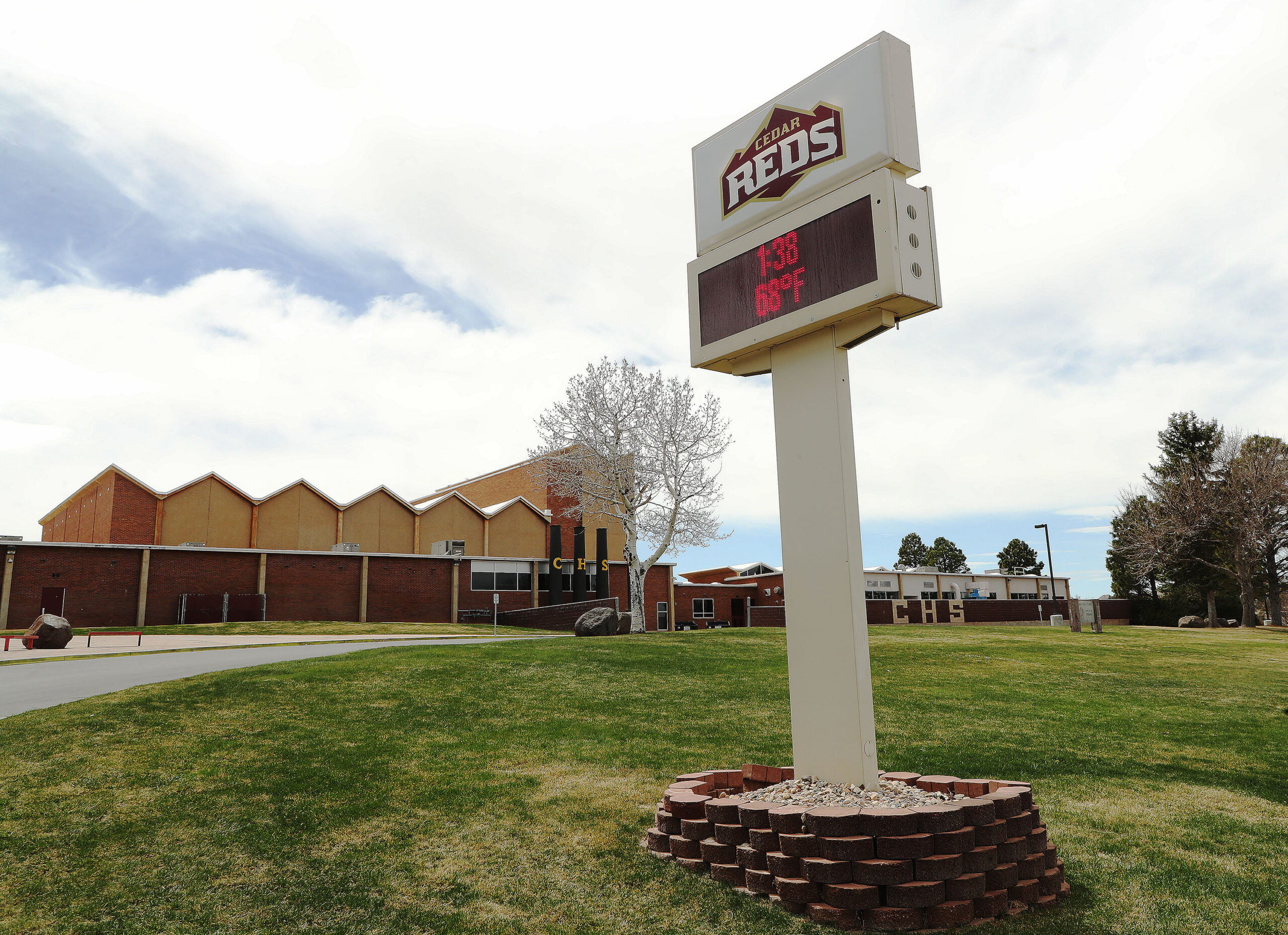 FILE: Cedar High School in Cedar City is pictured on Wednesday April 7, 2021....