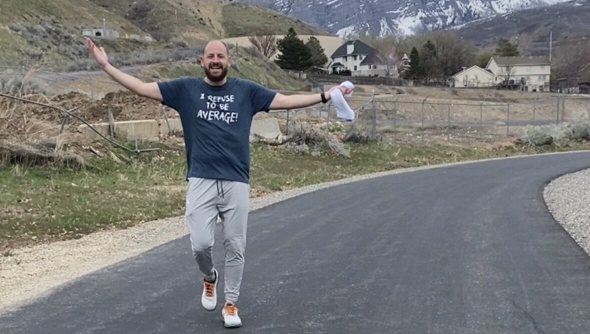 Orem man Chris Avery is aiming to run around the United States, training by running nearly 800 days...