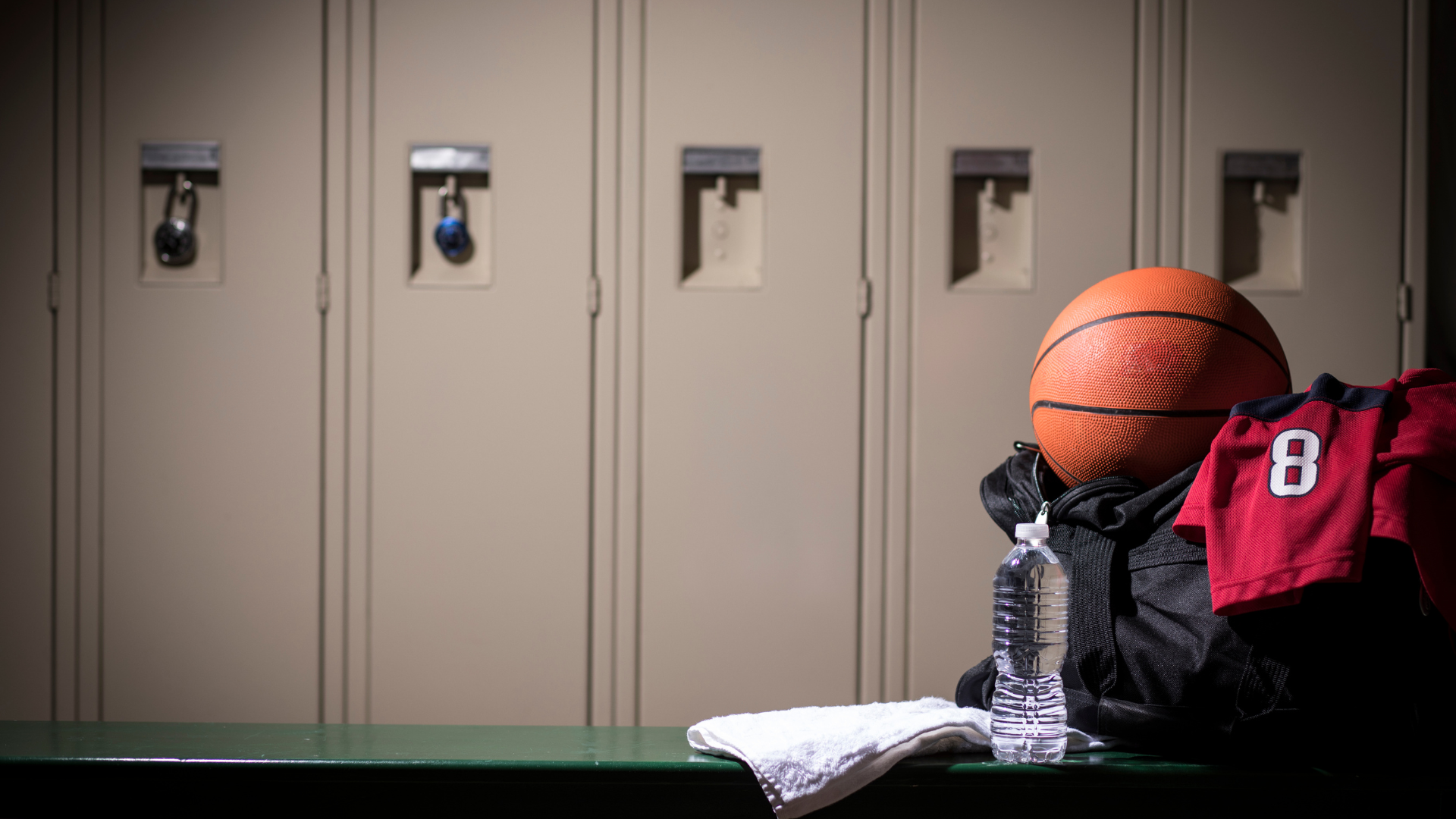 Image of an empty locker room. The Utah High School Activities Association is investigating how int...