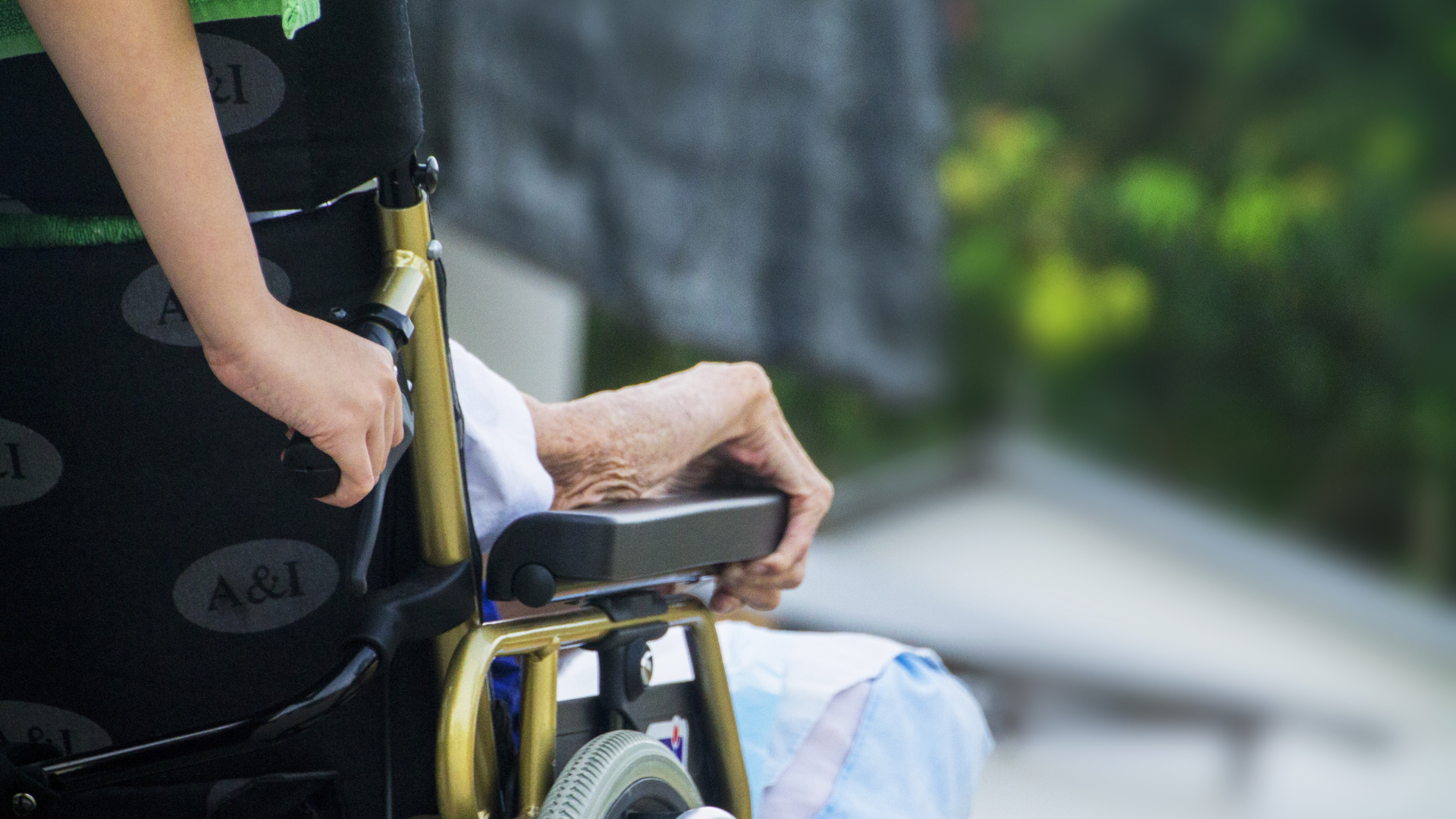 Image of a person in a wheelchair. Not long after moving to an assisted living facility in Utah, an...
