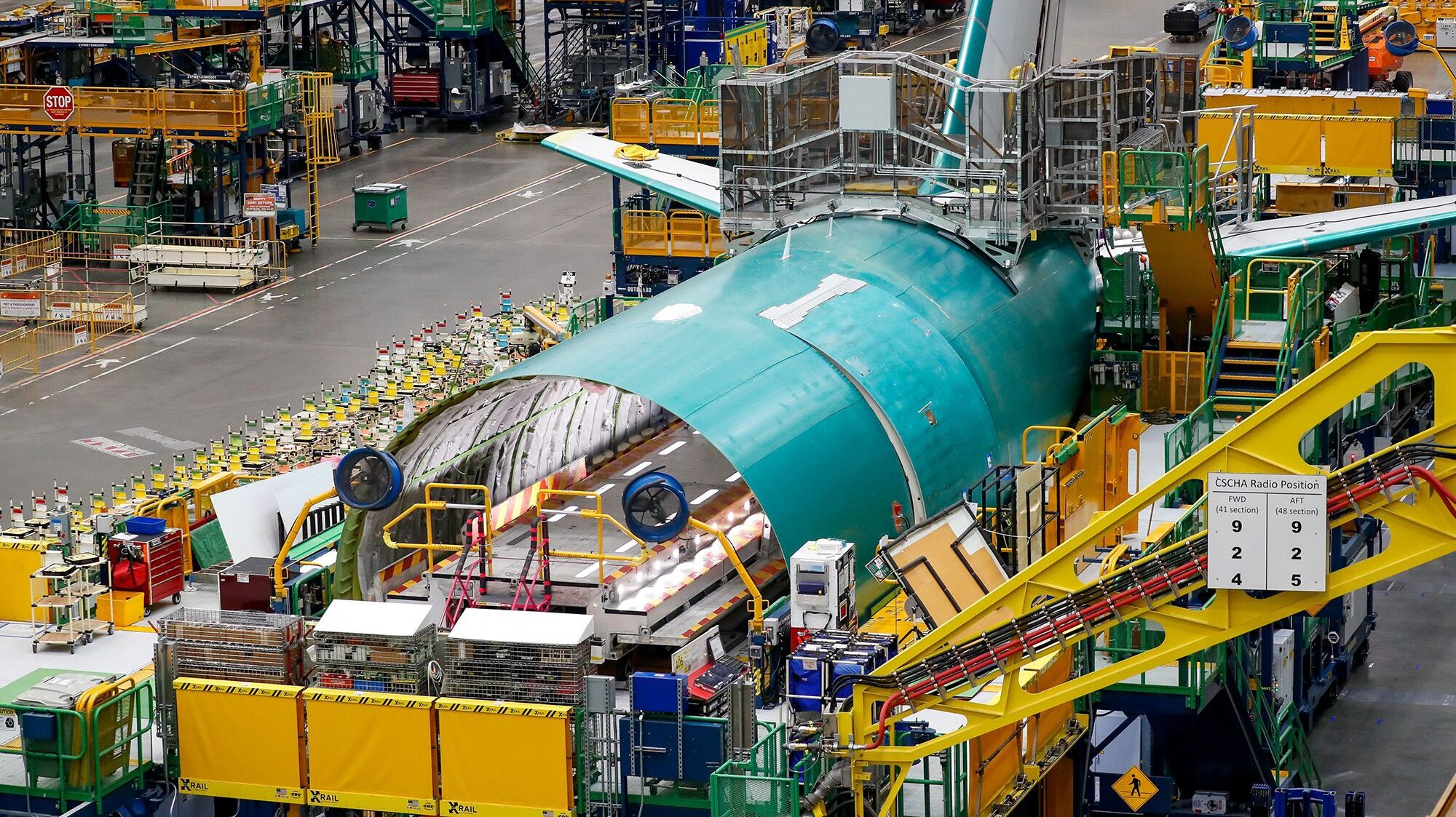 The rear fuselage section of a 777, boeing whistleblower alleges manufacturing issues...