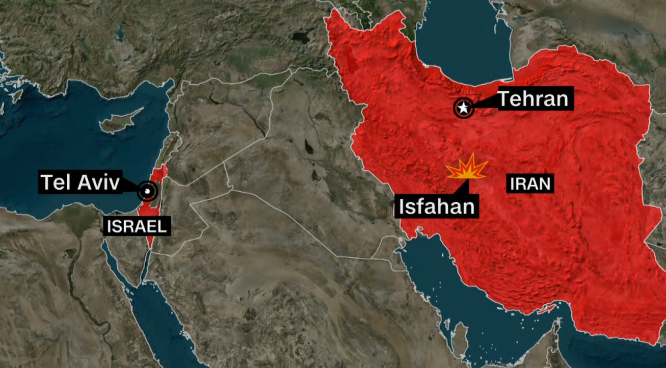 Iranian news agency FARS, citing local sources, reports multiple explosions were heard northwest of...