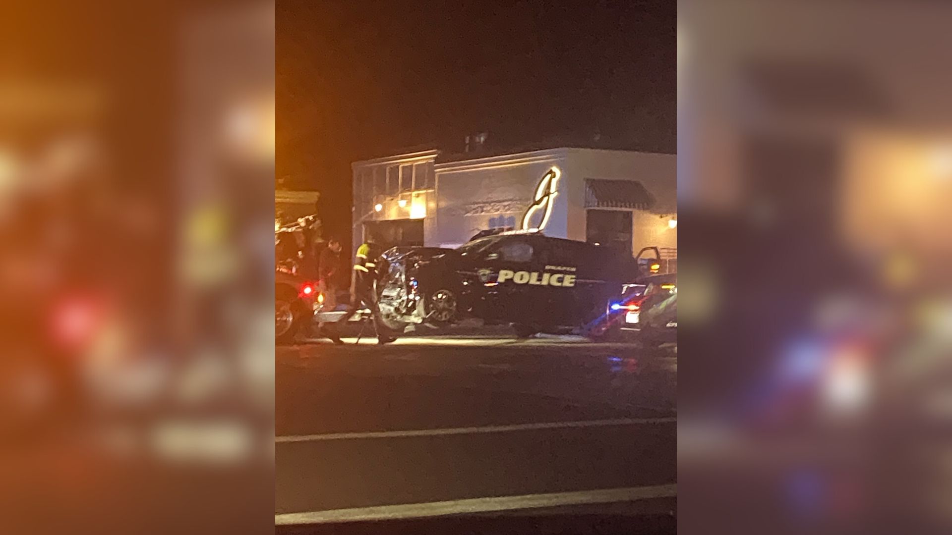 A Draper police officer and two teenagers were in the hospital following a car wreck Saturday night...