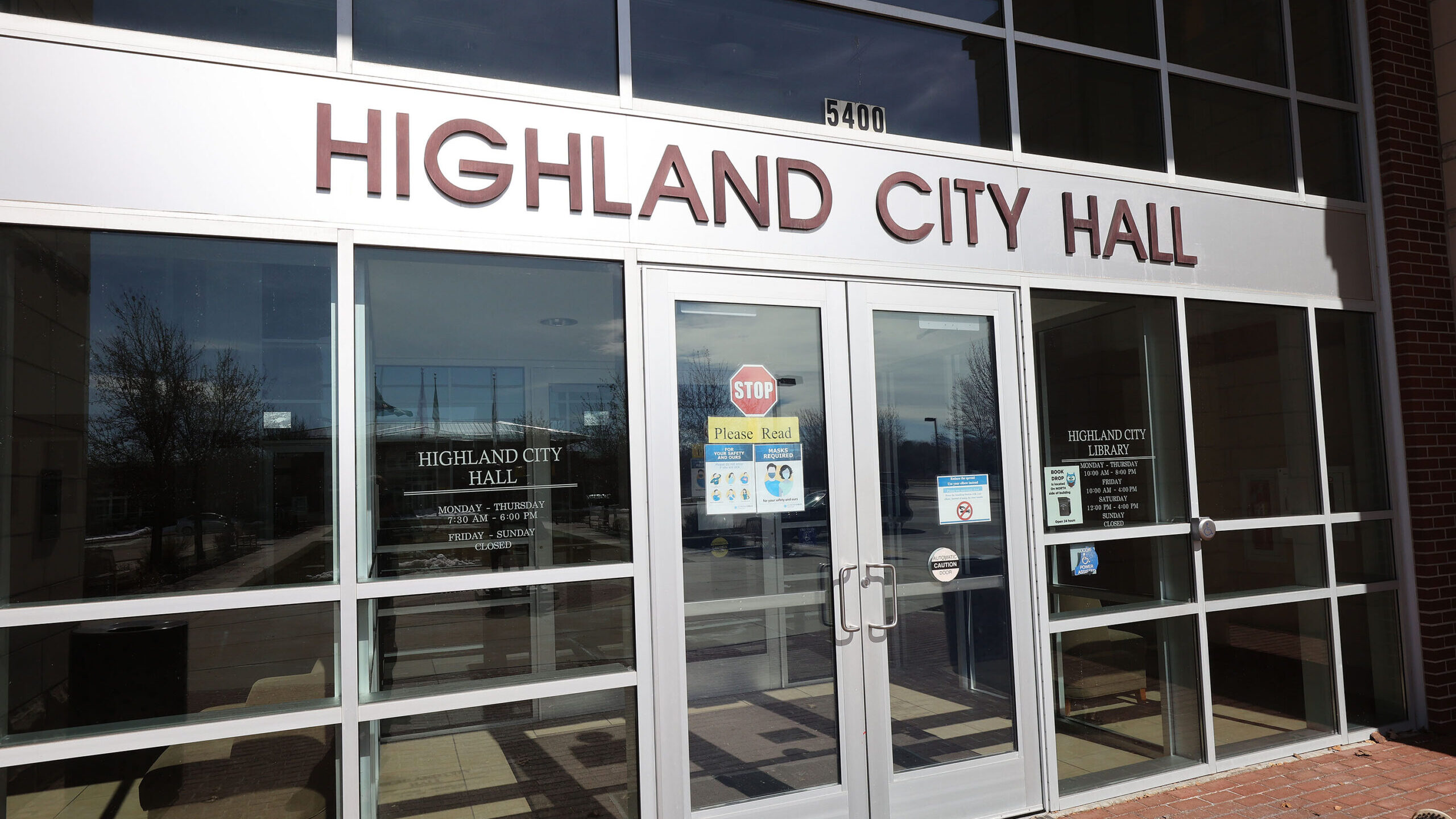 Highland City Hall in Highland is pictured on Friday Feb 26, 2021....