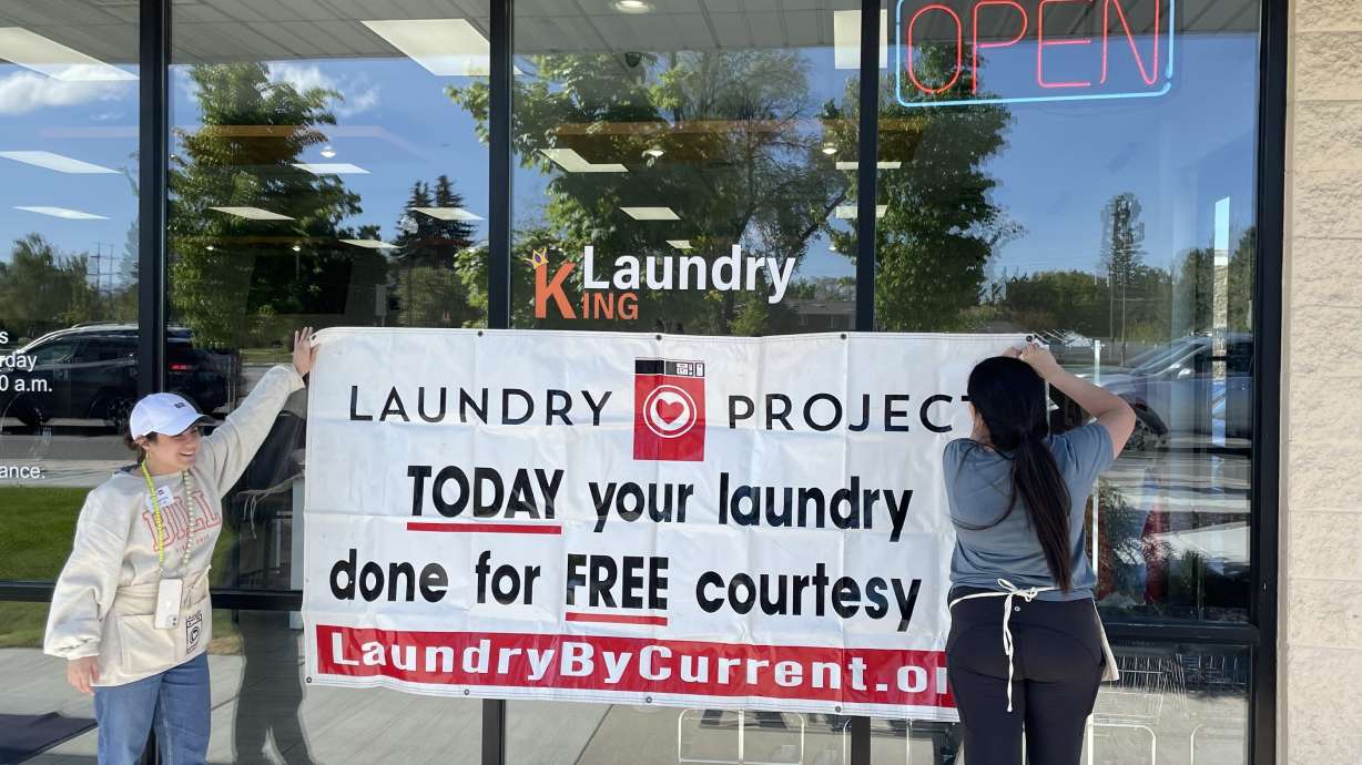 The Laundry Project recently held a free laundry event in West Valley City on May 1....