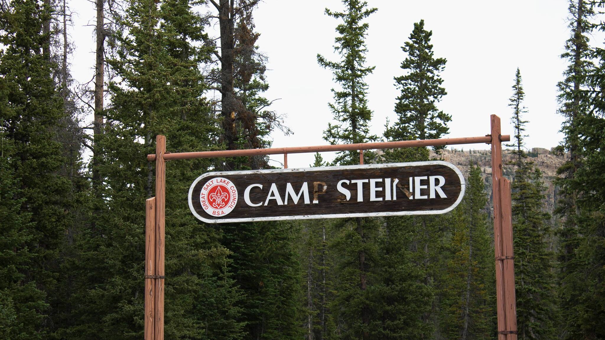 Image of the camp formerly known as Camp Steiner, in Utah's high Uinta mountains. The camp, almost ...