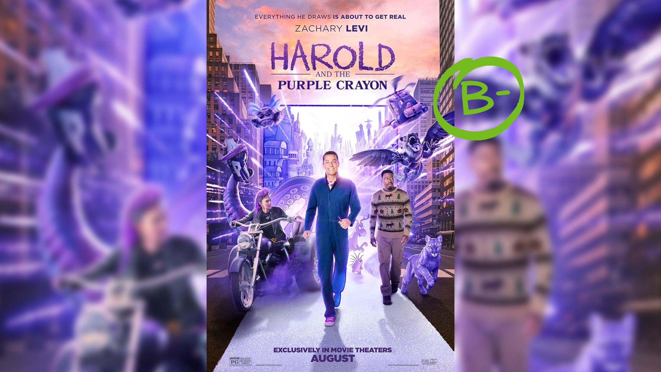 If you're looking for a creative children's movie, look no further than Harold and the Purple Crayo...