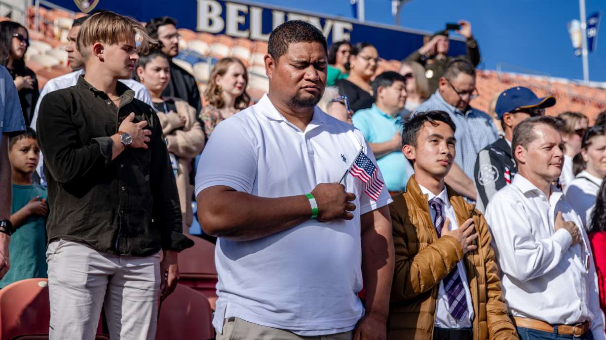 Real Salt Lake hosted a naturalization ceremony at its Sandy Stadium on Sept. 18....