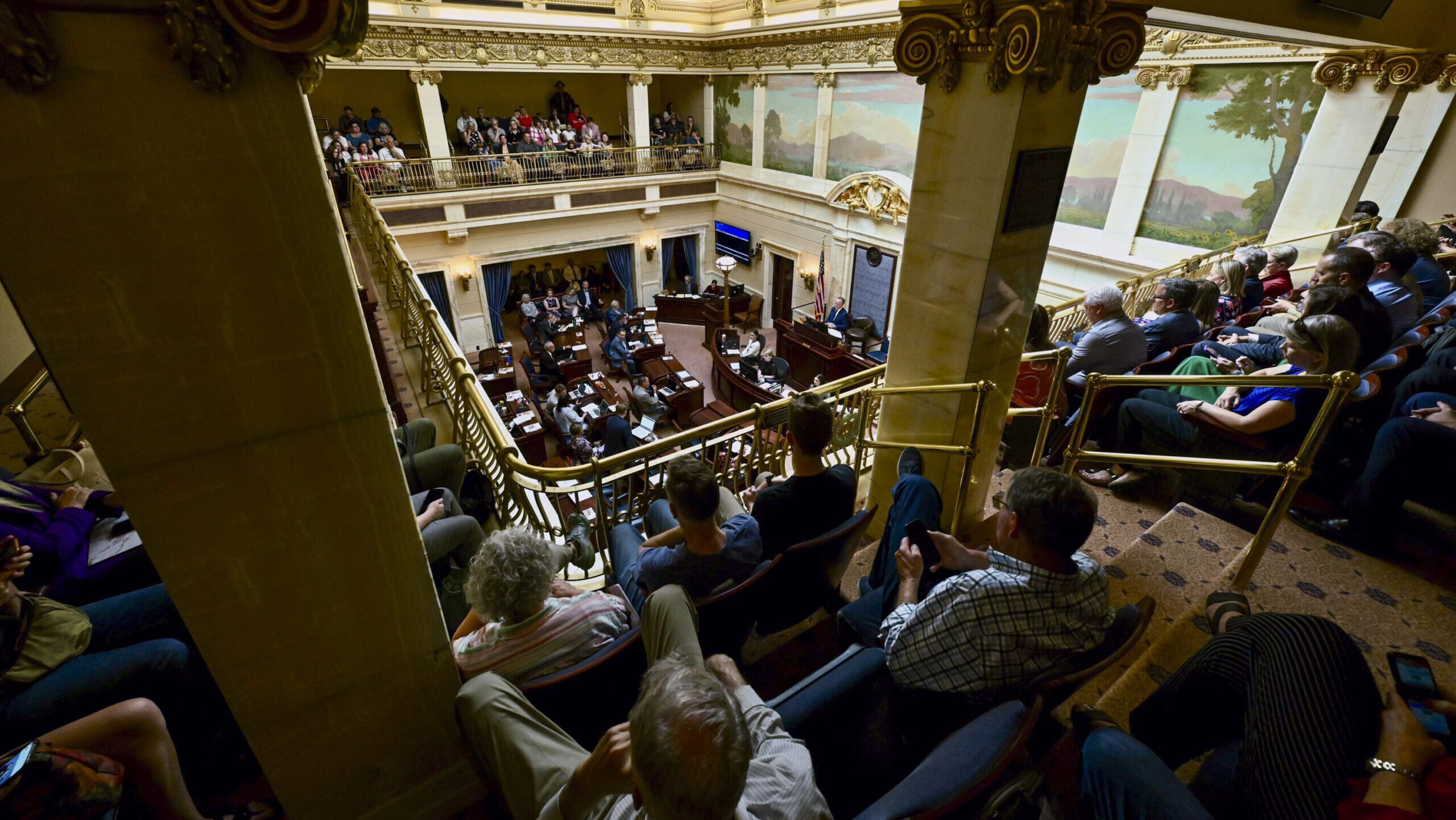 The Utah Senate convenes in a special session to discuss Amendment D, a proposed change to ballot i...