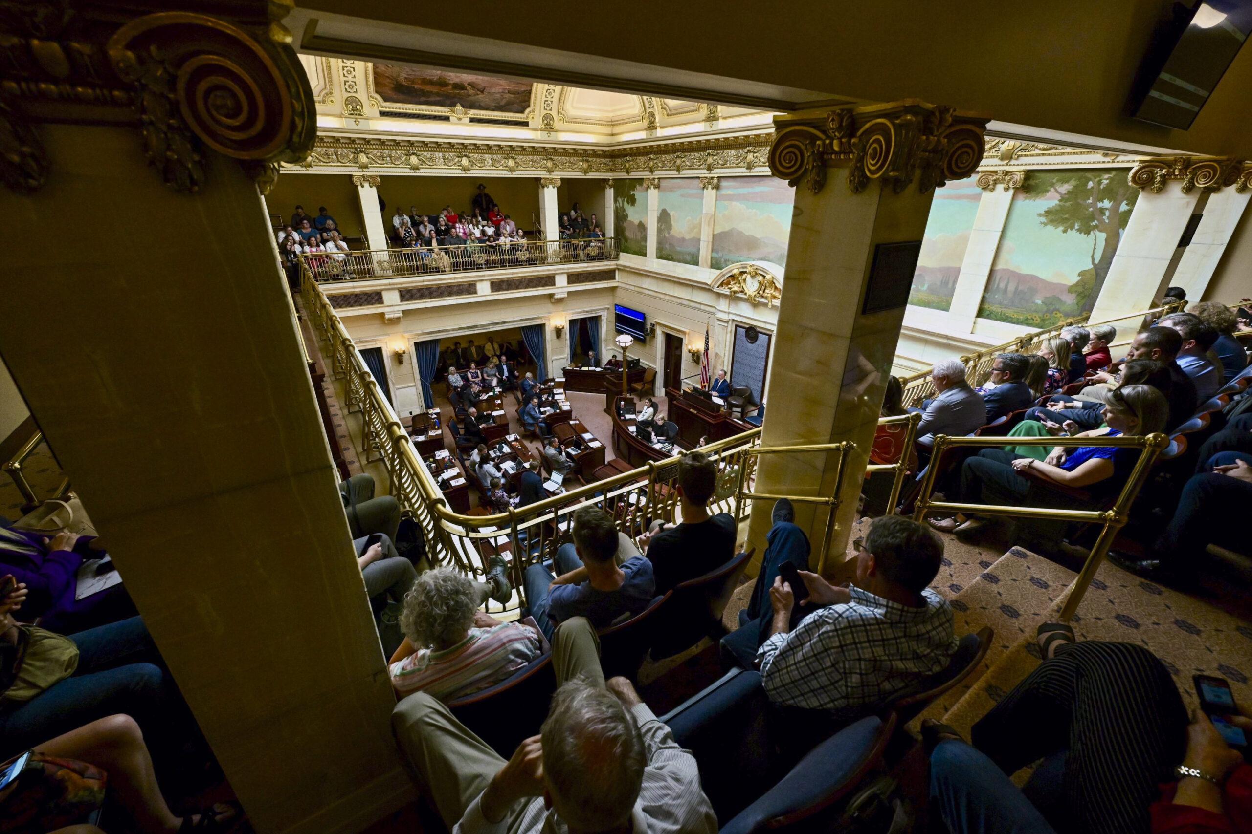 The Utah Senate convenes in a special session to discuss Amendment D, a proposed change to ballot i...