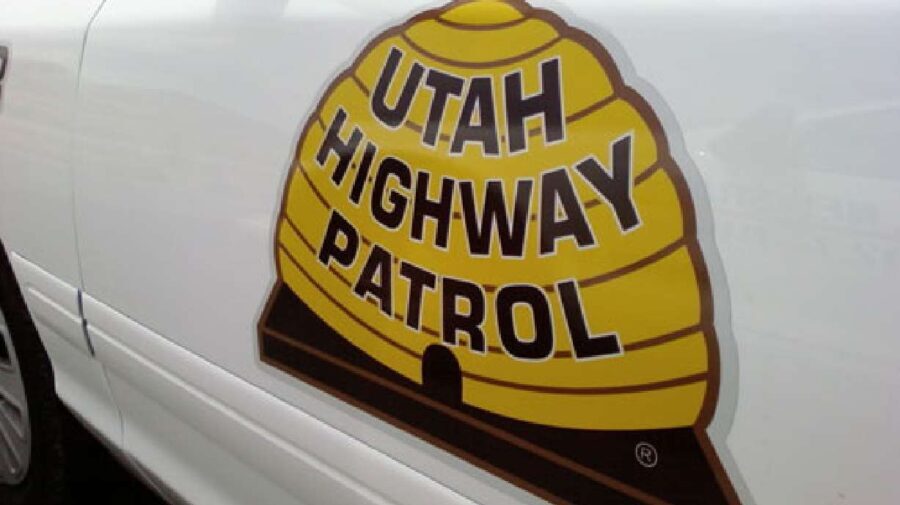 The logo of the Utah Highway Patrol...