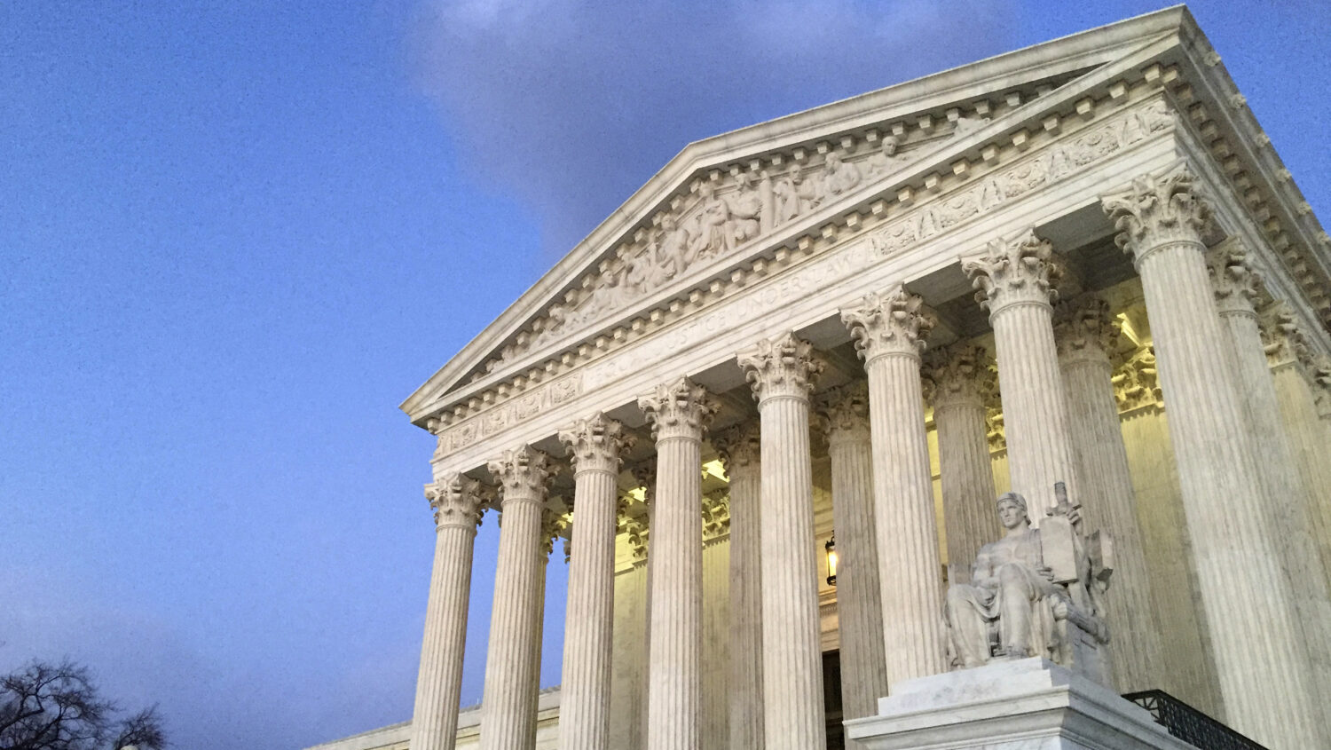 The Supreme Court at sunset in Washington, Feb. 13, 2016....