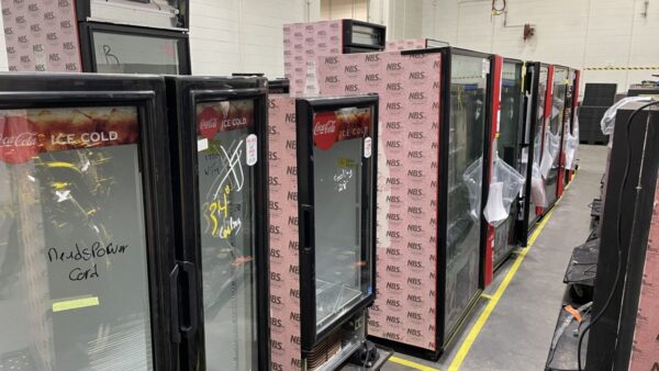 Soda coolers go to the parts department to be reinstalled with more efficient materials. (Shelby L...