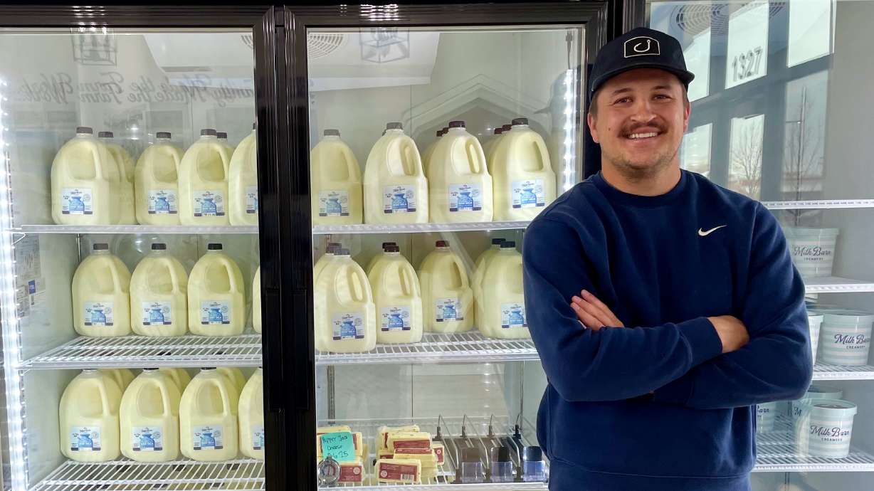 A new store in Ogden that sells raw milk, Milk Barn Creamery, faced a graffiti attack. One of the s...