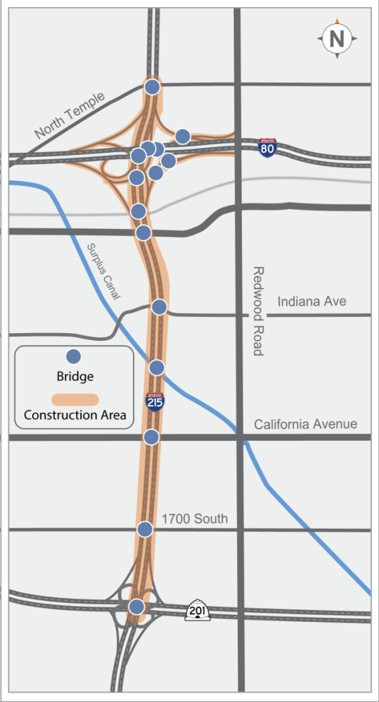 UDOT I-215 215 construction