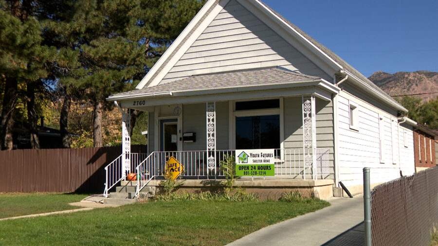 Youth Futures shelter in Ogden is pictured on Oct. 20, 2025. (Mike Anderson, KSL TV)...