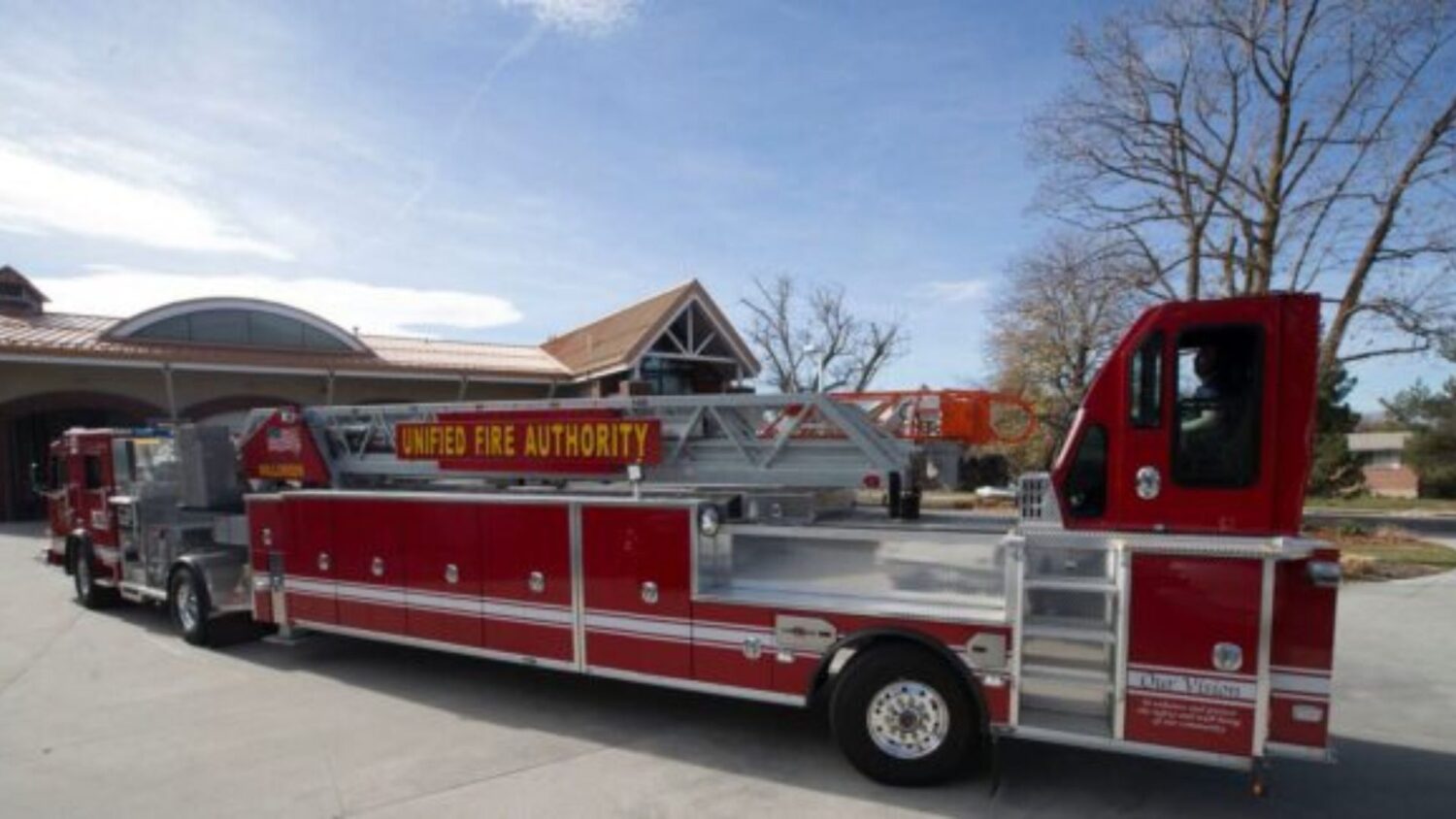 A truck at Unified Fire Station 106 in Millcreek is pictured on Thursday, Nov. 9, 2017....